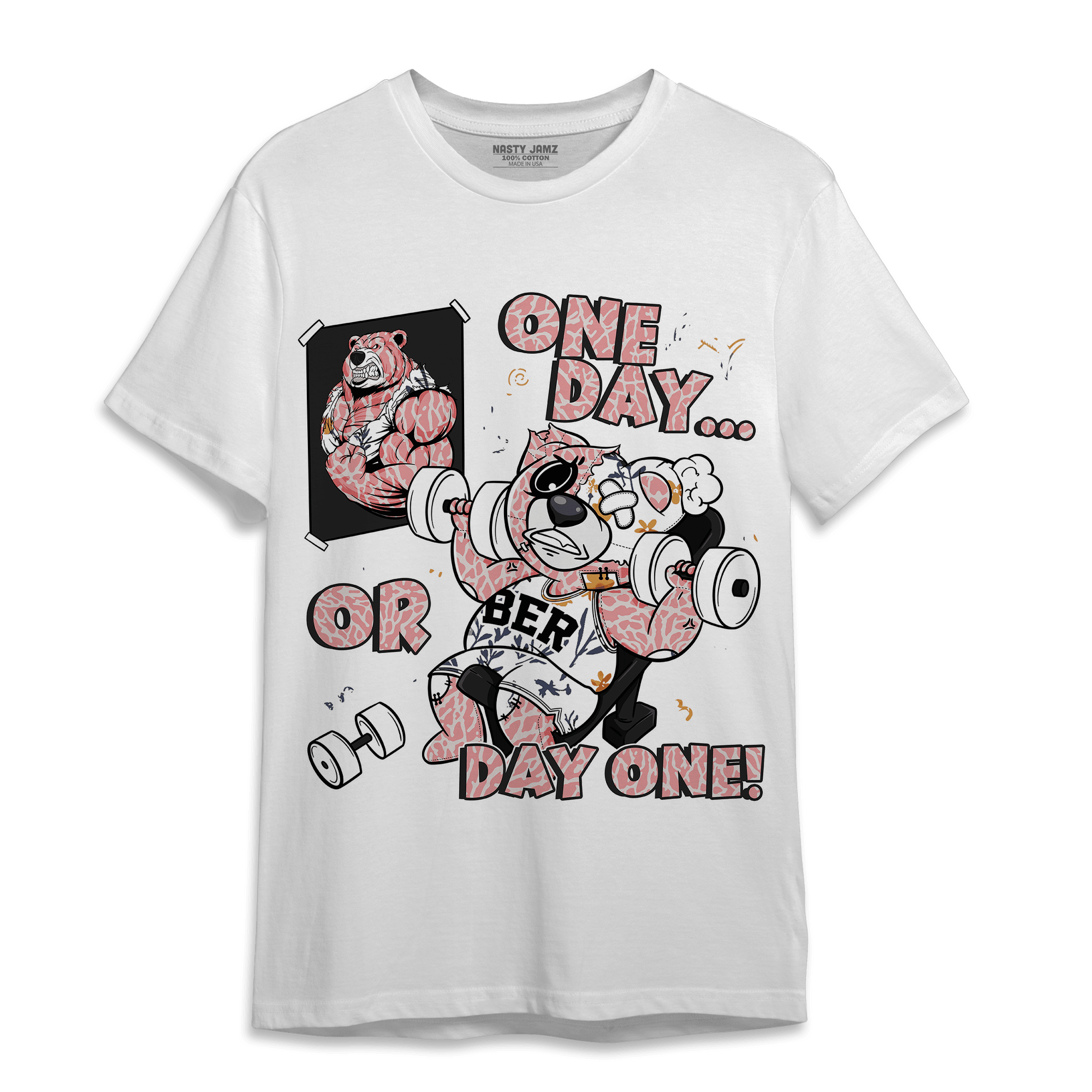 Red Stardust 3s T Shirt Match BER Gymmer - NastyJamz