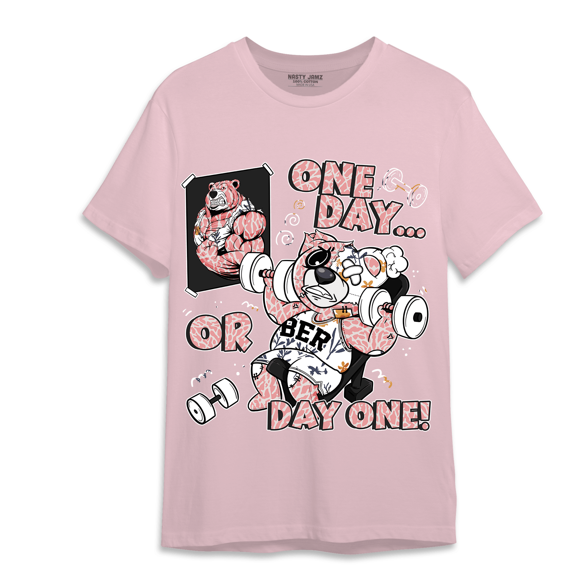 Red Stardust 3s T Shirt Match BER Gymmer - NastyJamz