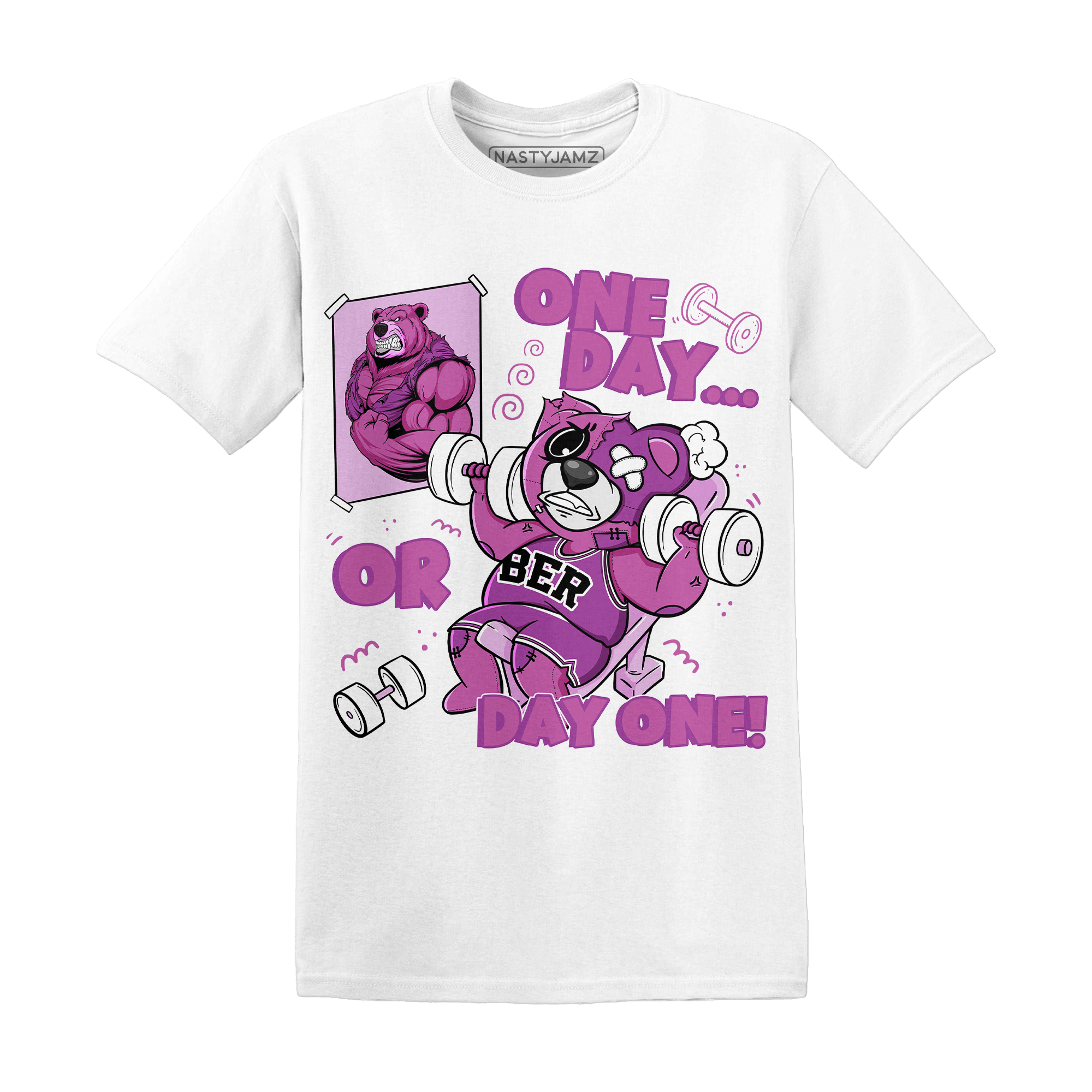 GS Hyper Violet 4s T Shirt Match BER Gymmer - NastyJamz