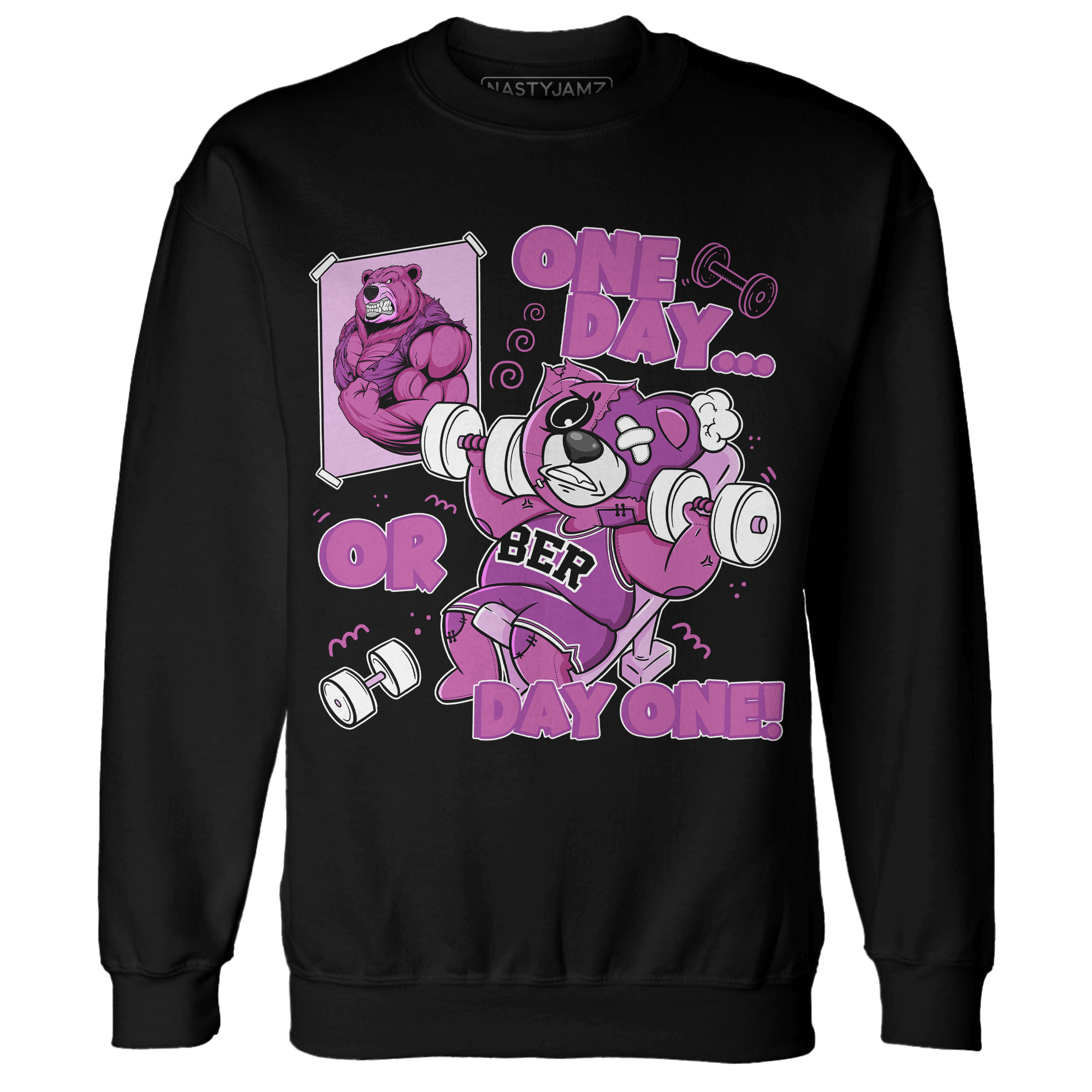 GS Hyper Violet 4s Sweatshirt Match BER Gymmer - NastyJamz