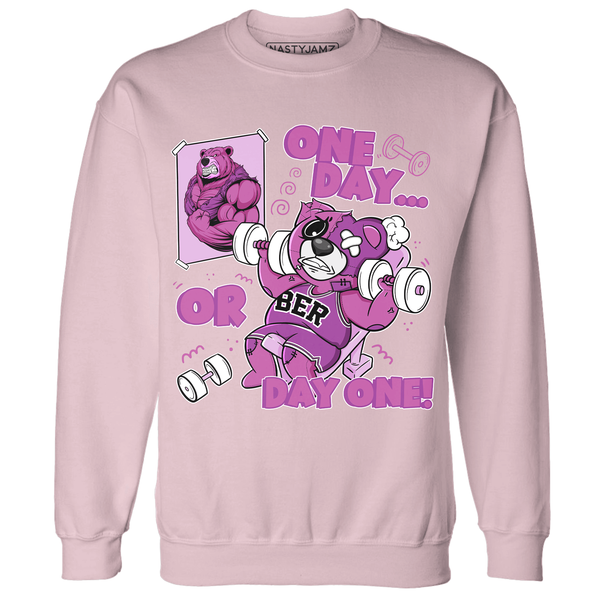 GS Hyper Violet 4s Sweatshirt Match BER Gymmer - NastyJamz