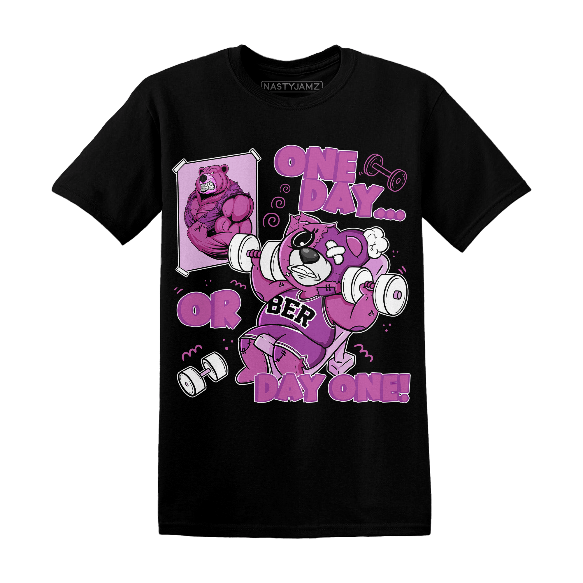 GS Hyper Violet 4s T Shirt Match BER Gymmer - NastyJamz