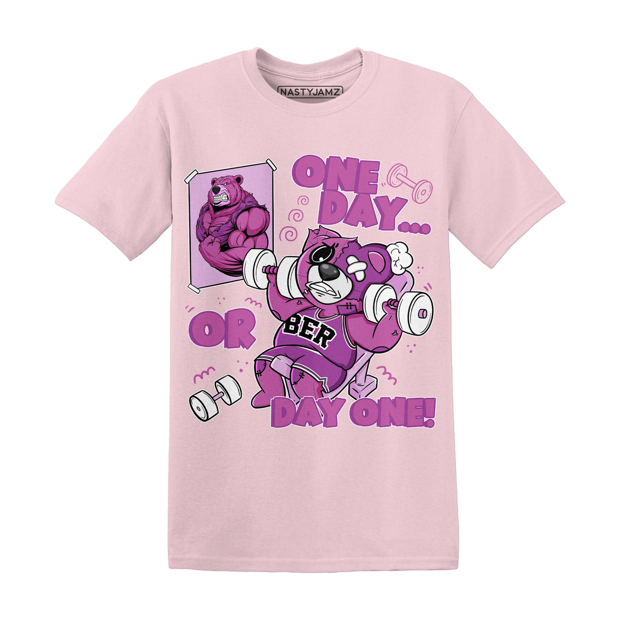 GS Hyper Violet 4s T Shirt Match BER Gymmer - NastyJamz