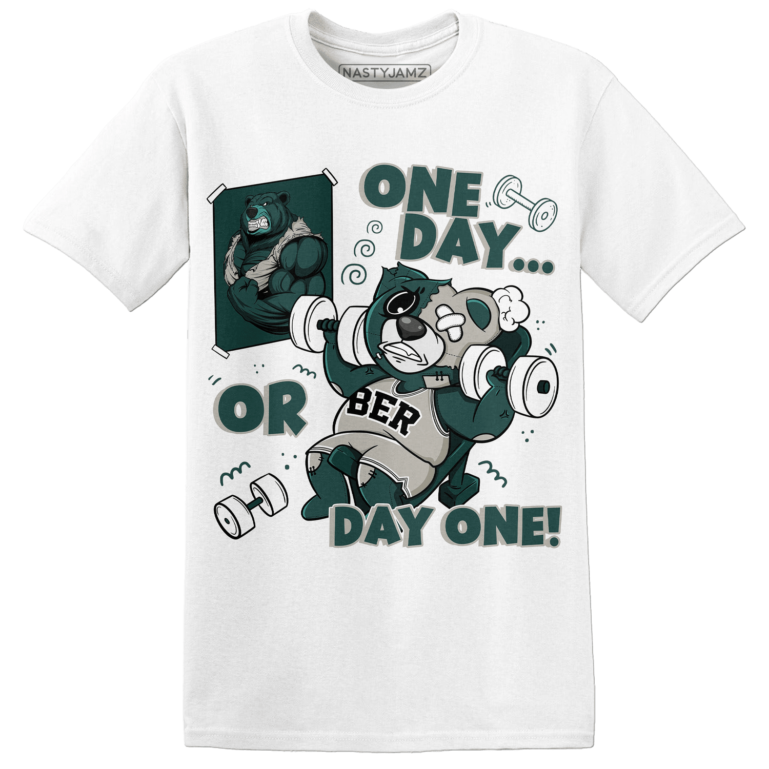 Oxidized Green 4s T Shirt Match BER Gymmer - NastyJamz