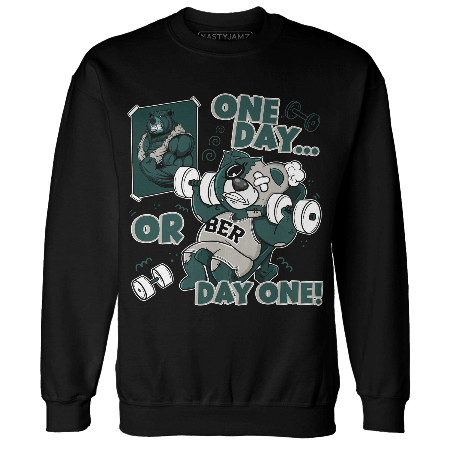Oxidized Green 4s Sweatshirt Match BER Gymmer - NastyJamz