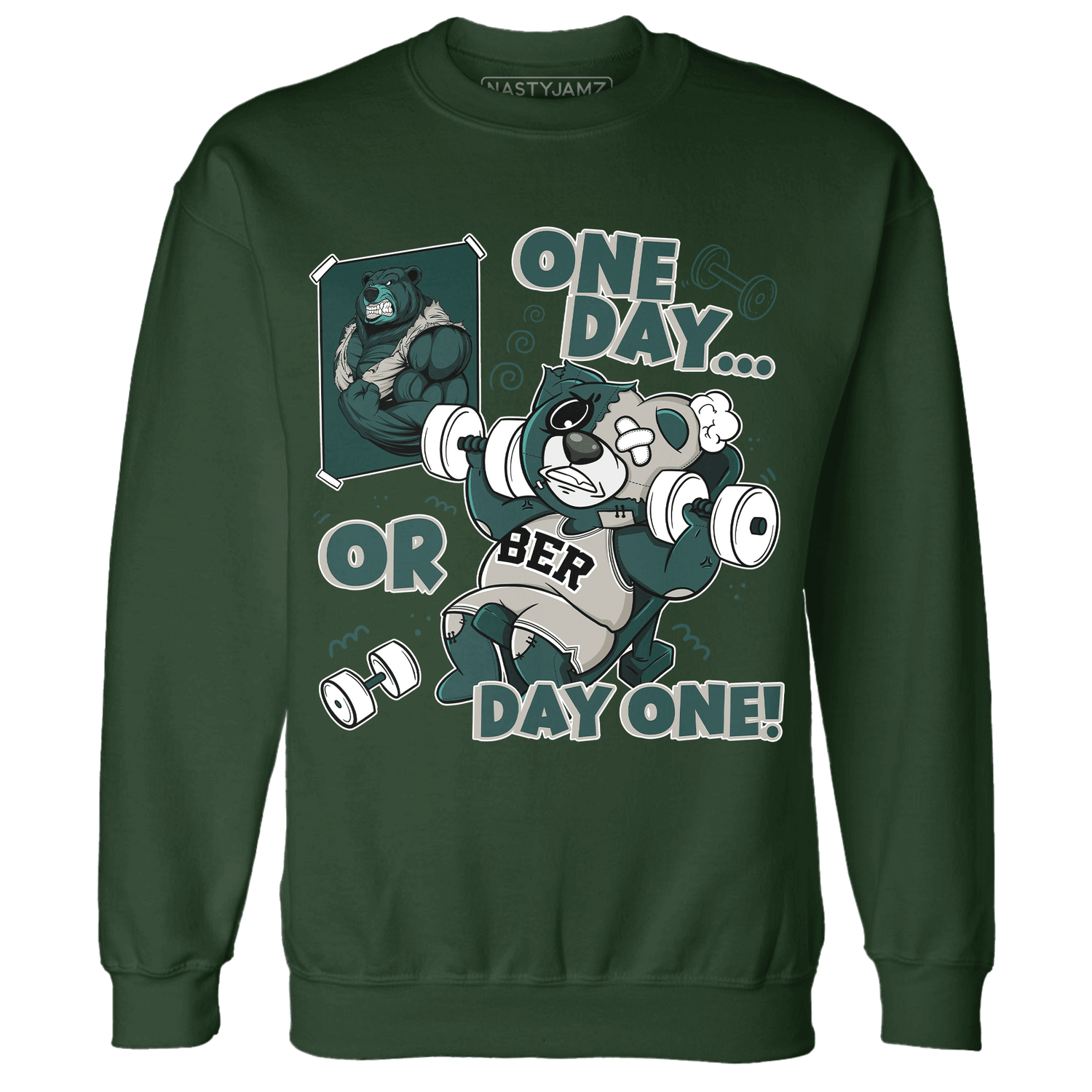 Oxidized Green 4s Sweatshirt Match BER Gymmer - NastyJamz