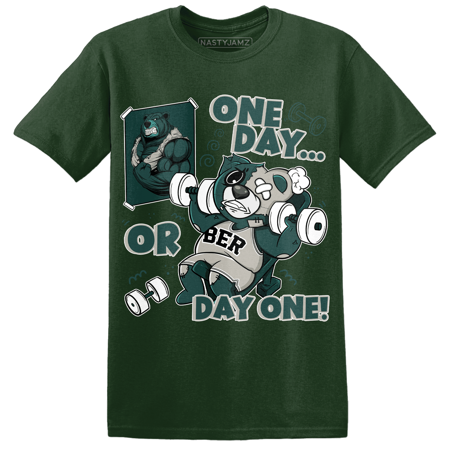 Oxidized Green 4s T Shirt Match BER Gymmer - NastyJamz