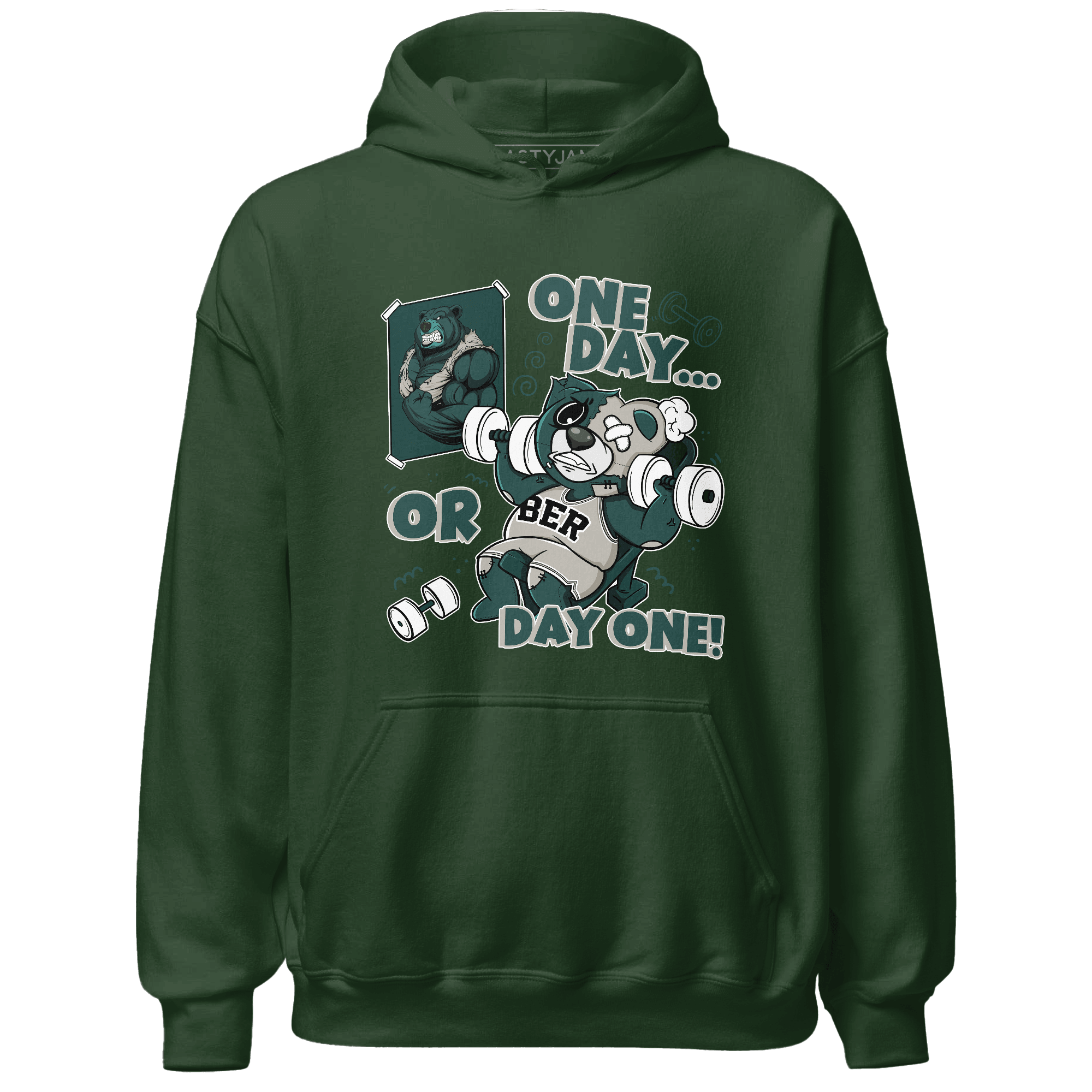 Oxidized Green 4s Hoodie Match BER Gymmer - NastyJamz