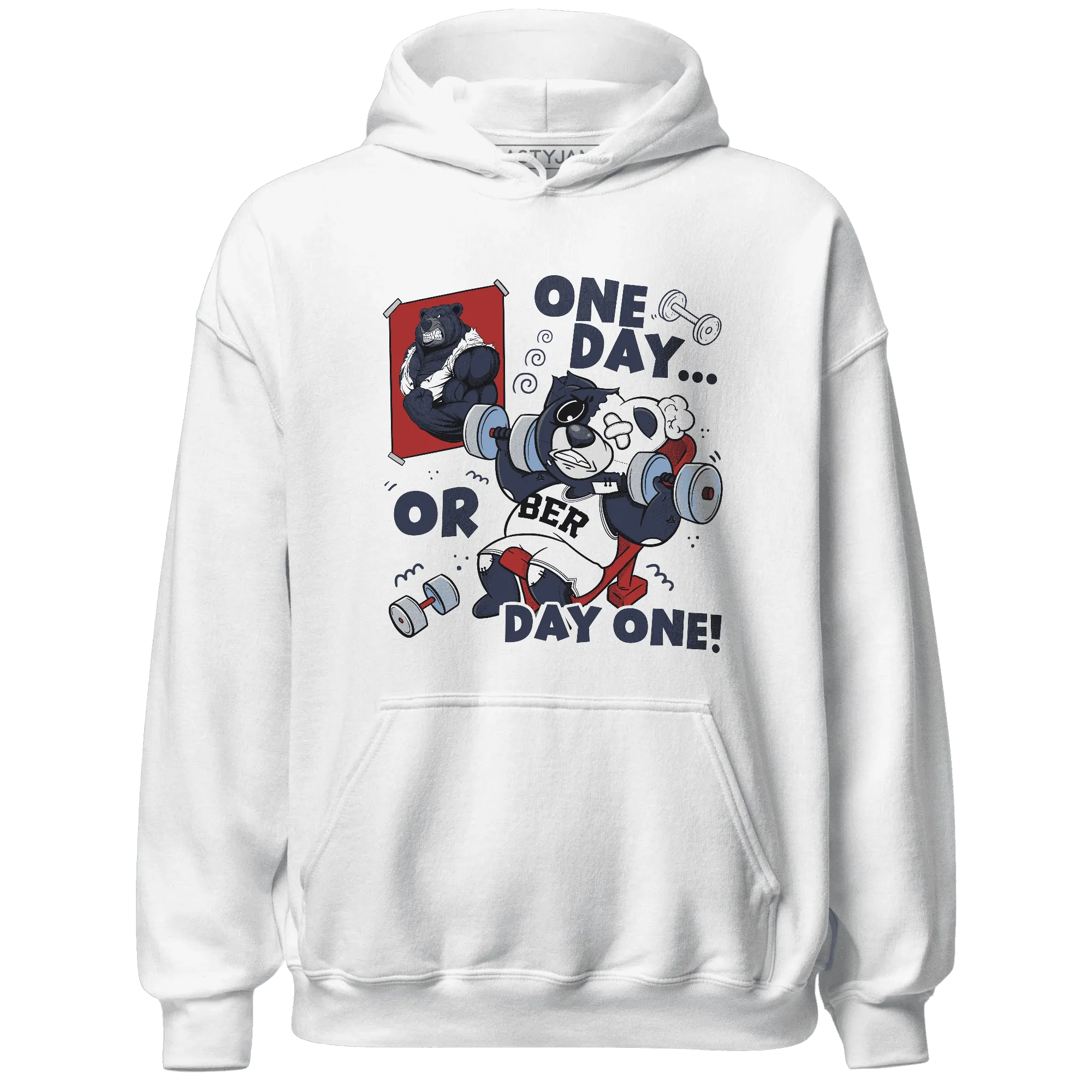 White-Navy-6s-Hoodie-Match-BER-Gymmer
