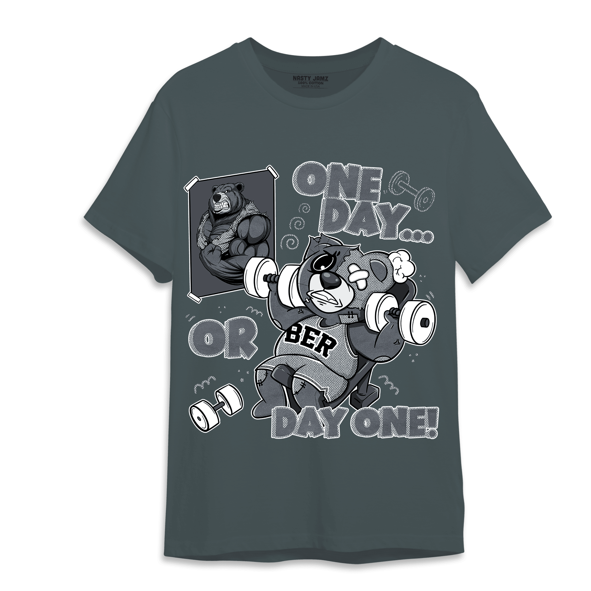 Air Max 90 Iron Grey T Shirt Match BER Gymmer - NastyJamz