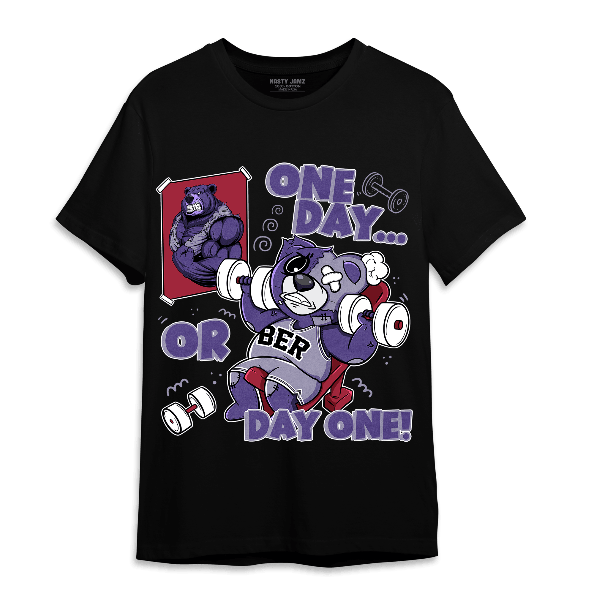 Dunk Low Plum T Shirt Match BER Gymmer - NastyJamz
