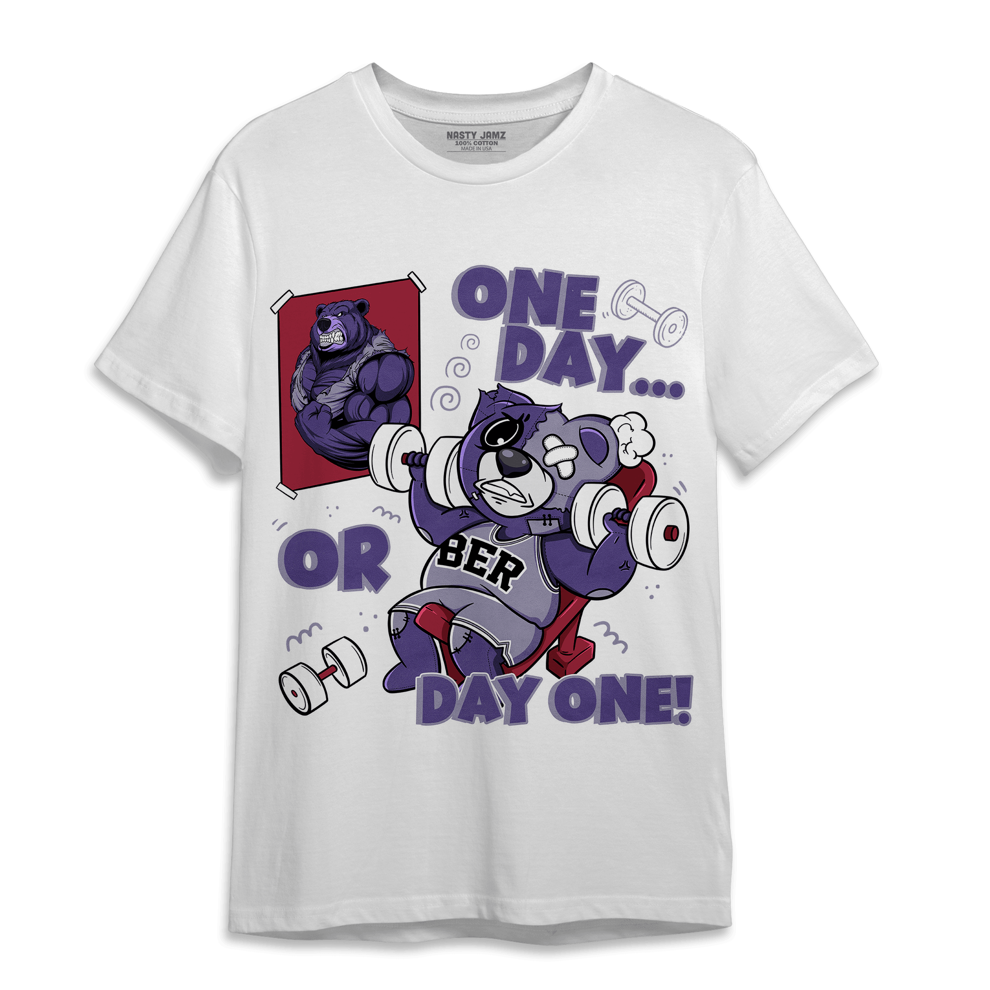 Dunk Low Plum T Shirt Match BER Gymmer - NastyJamz