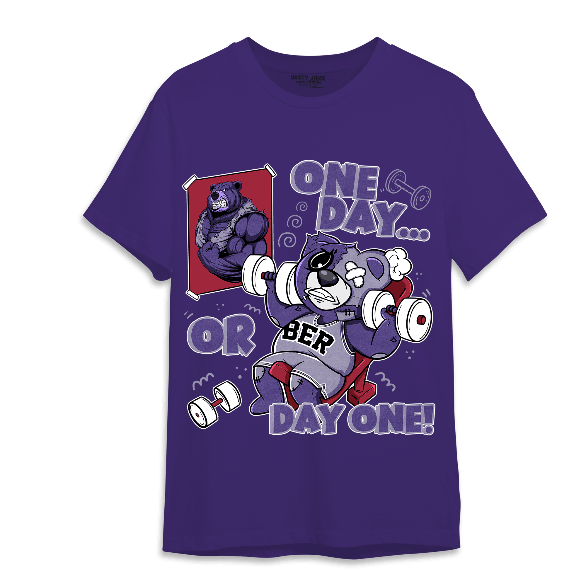 Dunk Low Plum T Shirt Match BER Gymmer - NastyJamz