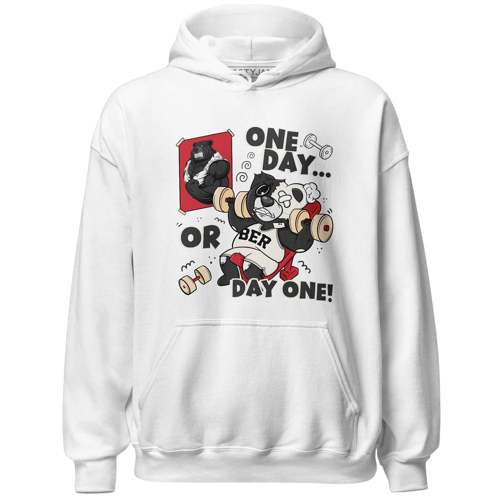 Jumman Jack University Red Hoodie Match BER Gymmer - NastyJamz
