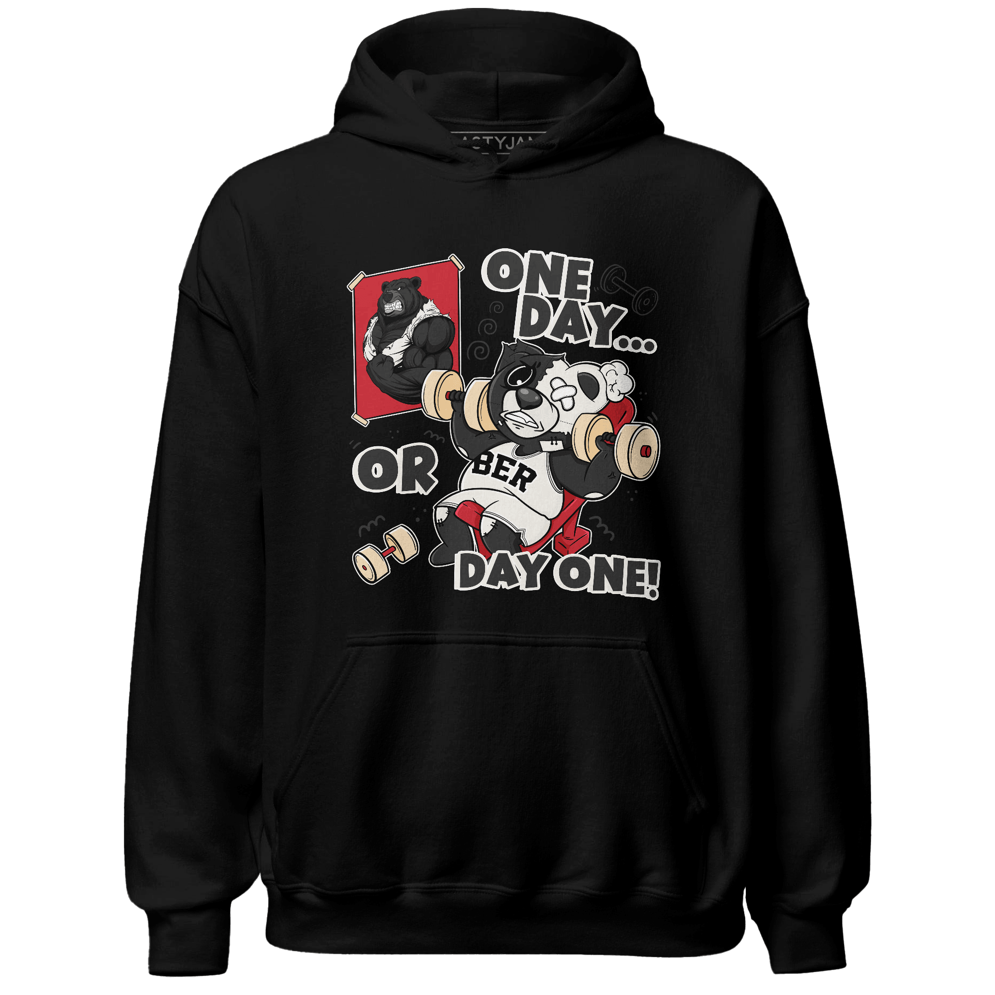 Jumman Jack University Red Hoodie Match BER Gymmer - NastyJamz