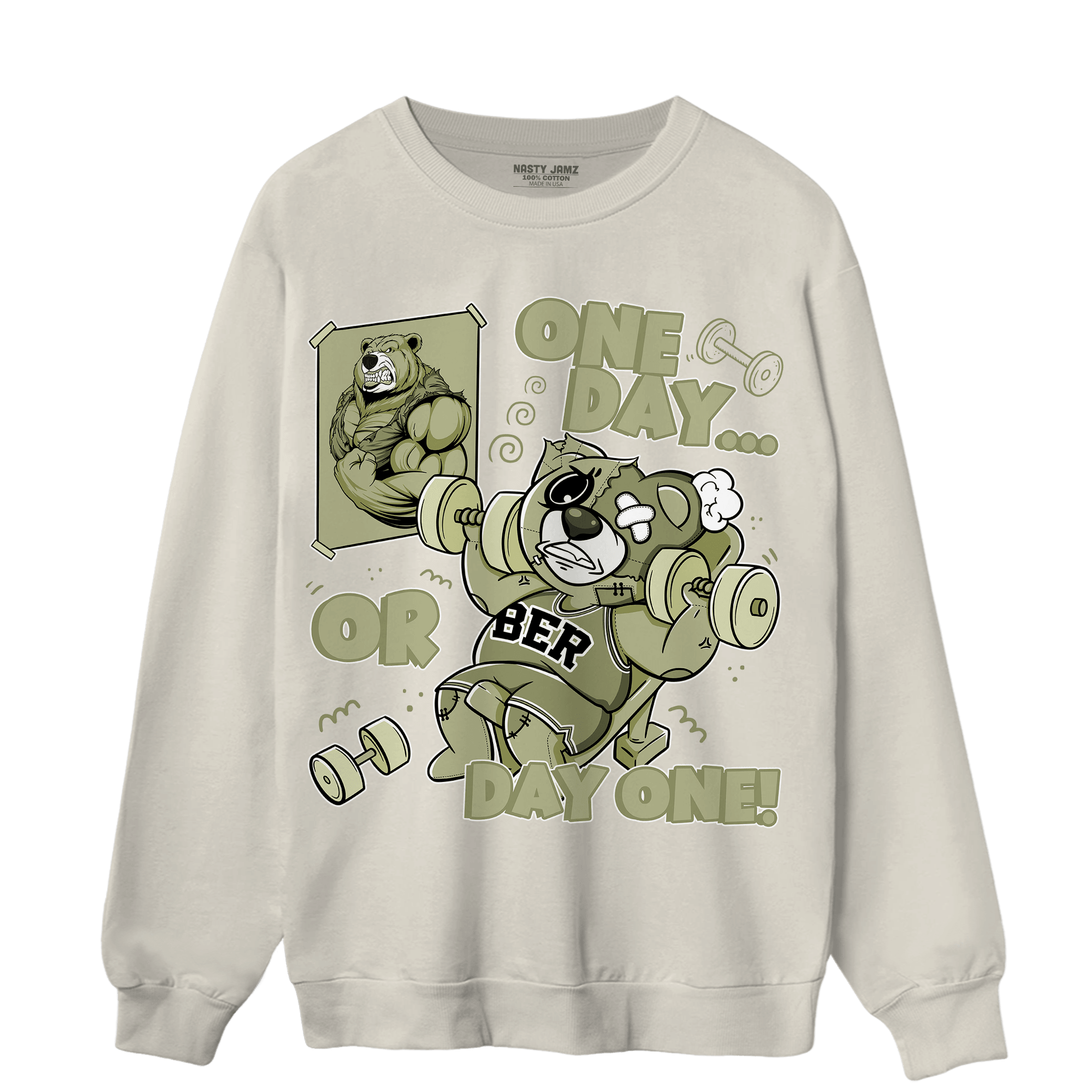 Yeezy Slide Resin Sweatshirt Match BER Gymmer - NastyJamz