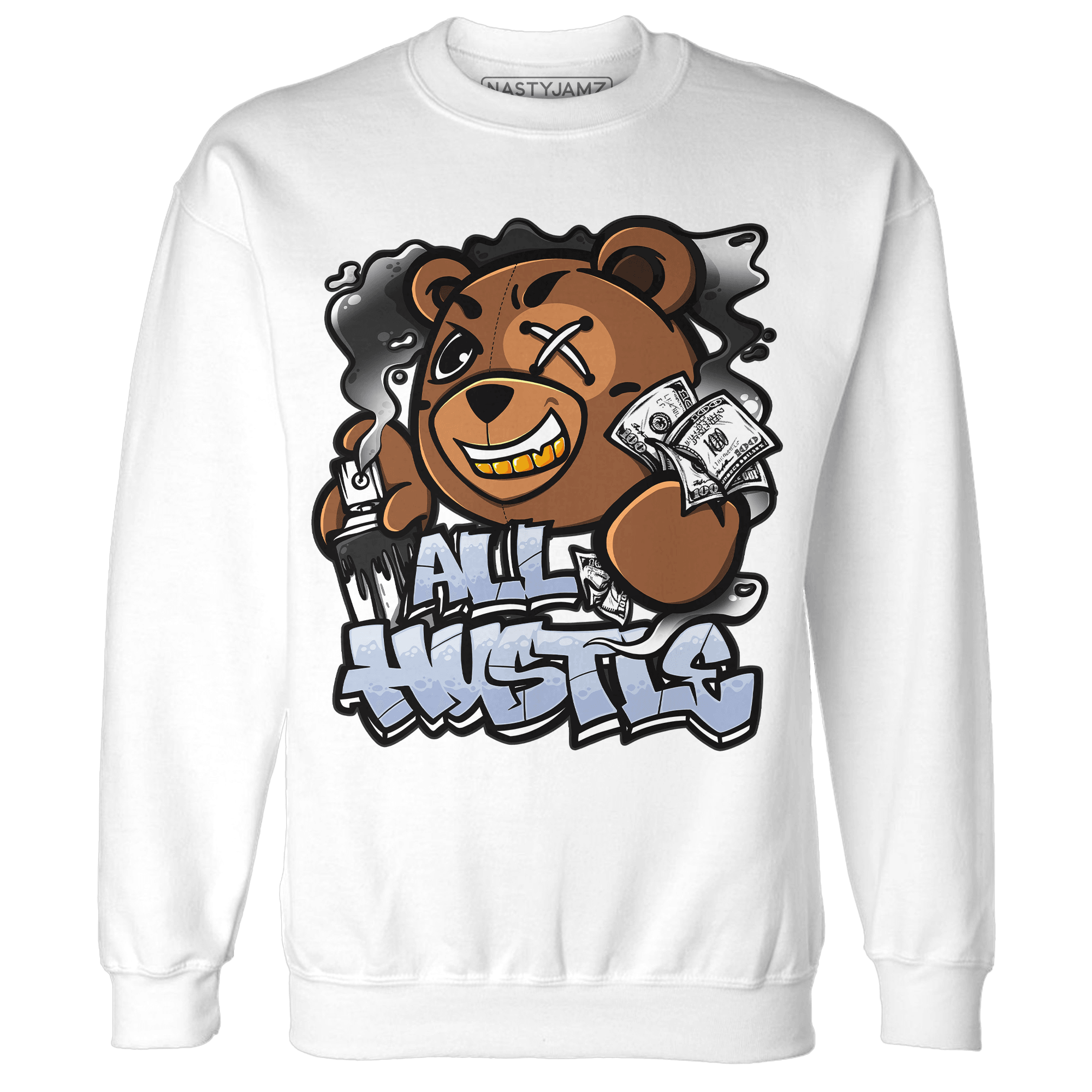 Low Space Jam 11s Sweatshirt Match BER Hustle All Day - NastyJamz
