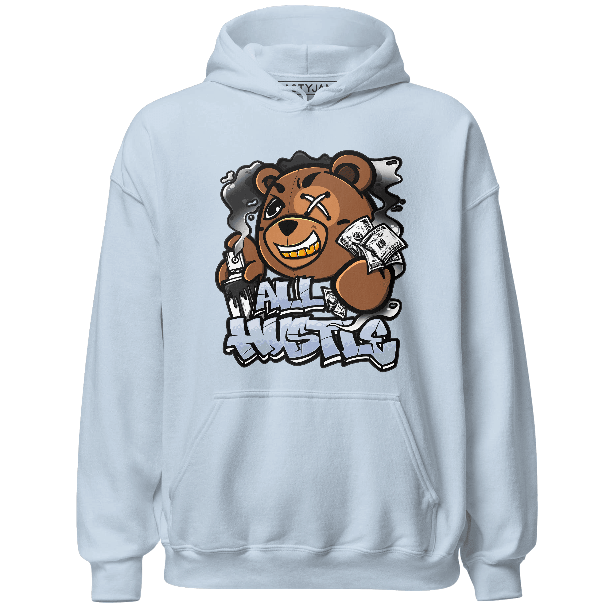 Low Space Jam 11s Hoodie Match BER Hustle All Day - NastyJamz