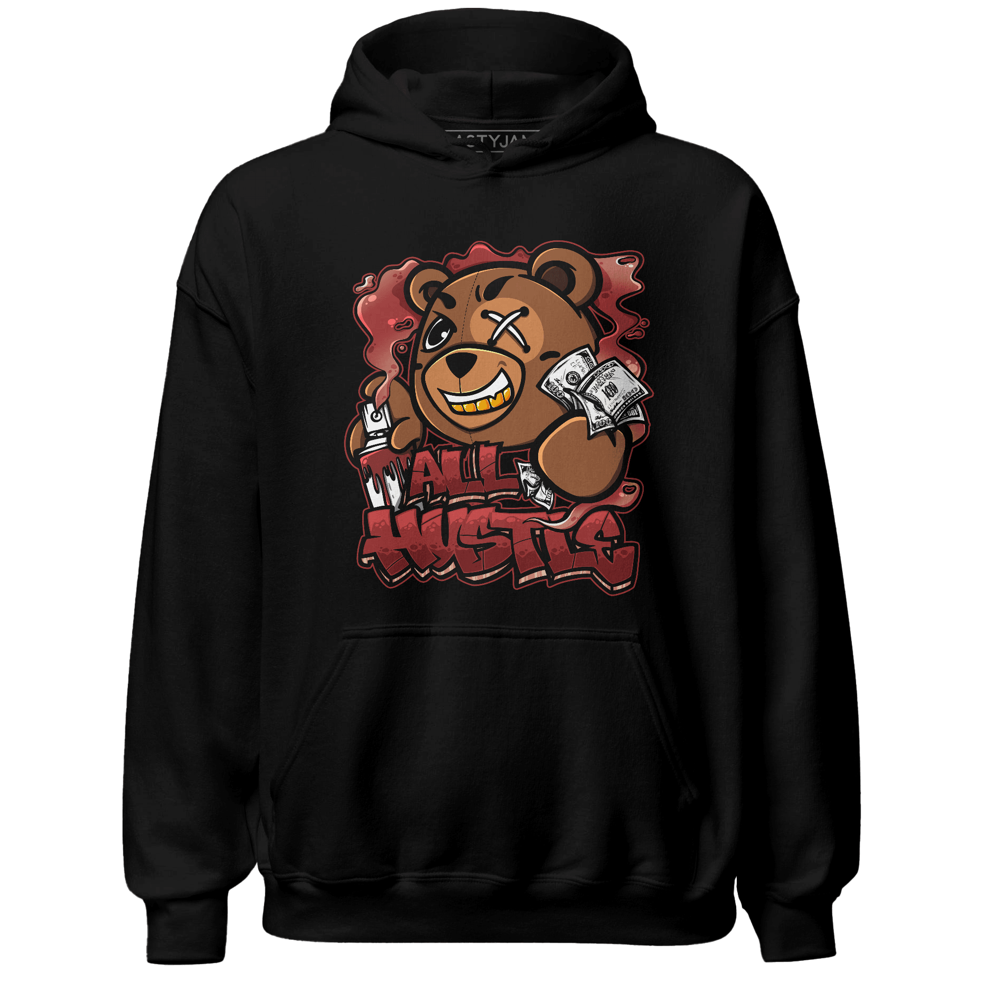Dune Red 13s Hoodie Match BER Hustle All Day - NastyJamz