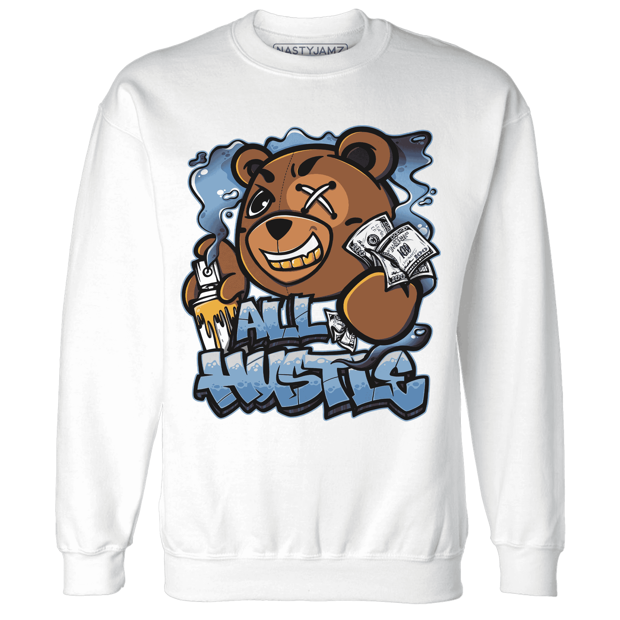 First In Flight 1s Sweatshirt Match BER Hustle All Day - NastyJamz