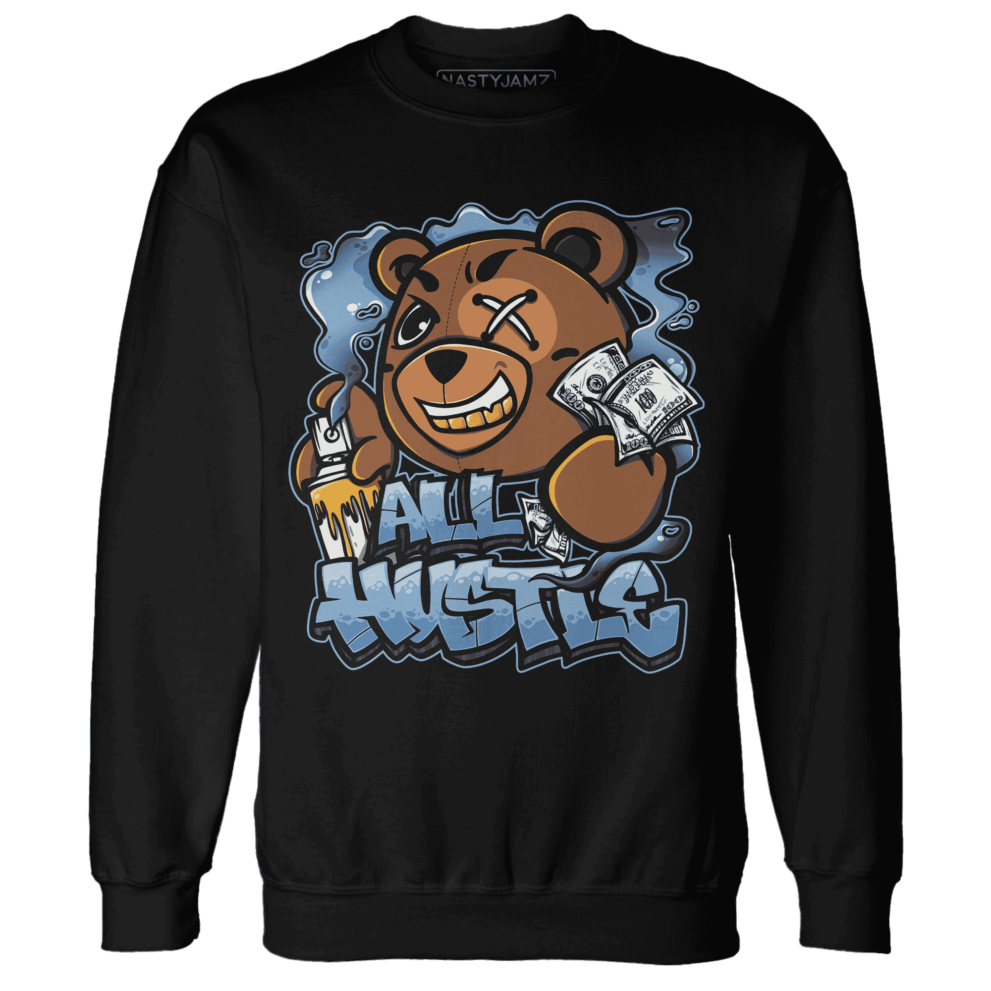 First In Flight 1s Sweatshirt Match BER Hustle All Day - NastyJamz