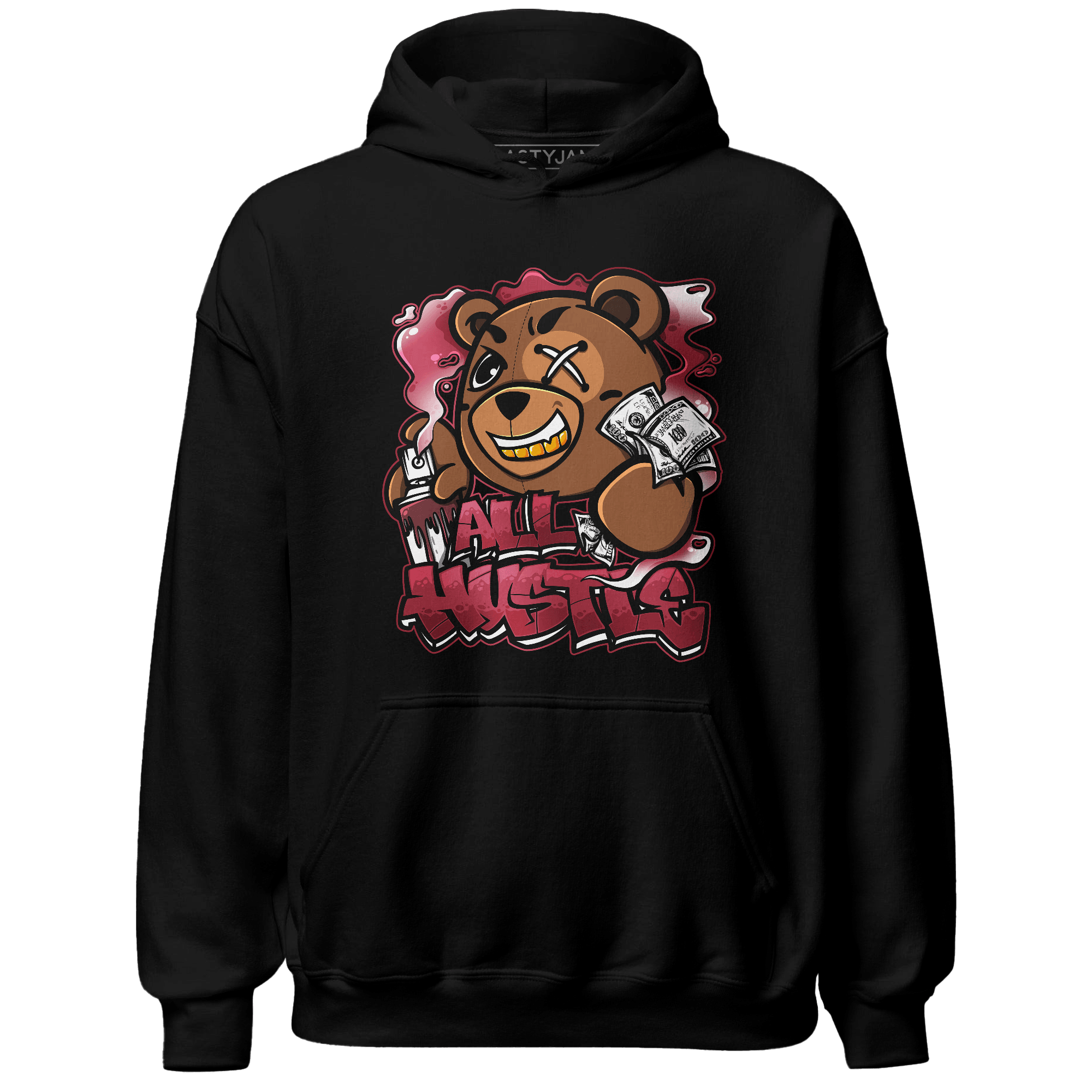 High 85 Metallic Burgundy 1s Hoodie Match BER Hustle All Day - NastyJamz