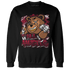 High White Team Red 1s Sweatshirt Match BER Hustle All Day - NastyJamz