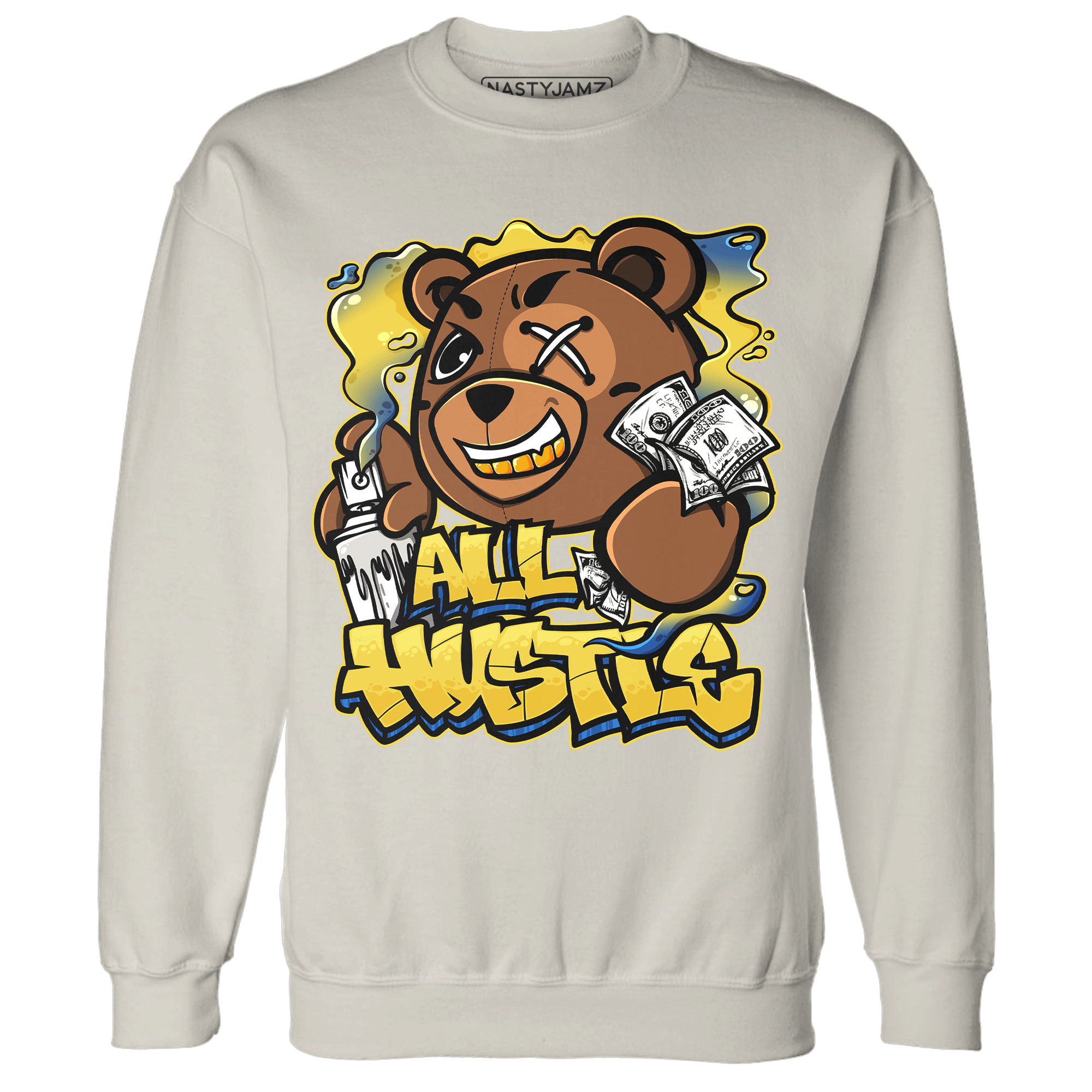 Low OG Canary TVSC 1s Sweatshirt Match BER Hustle All Day - NastyJamz