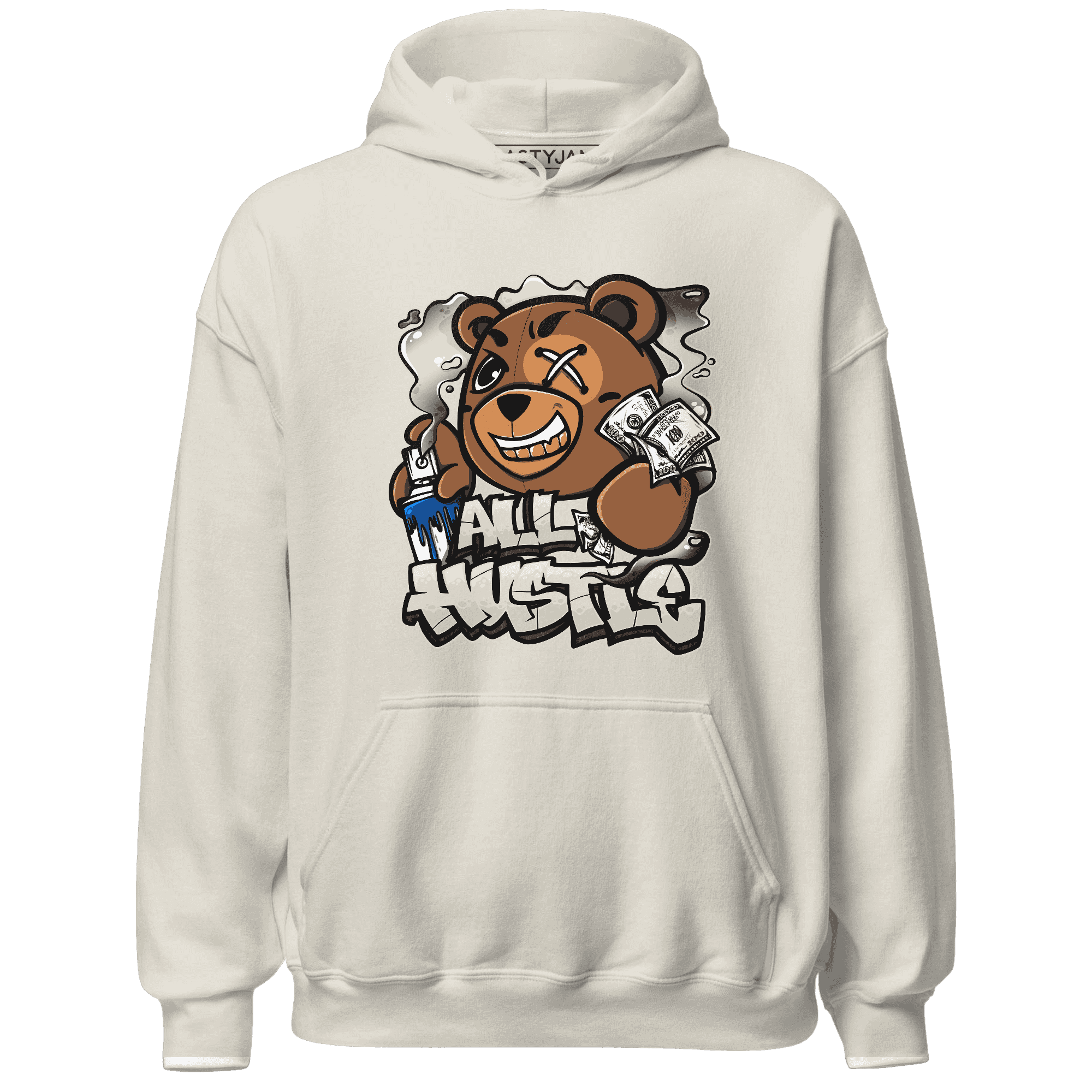 Quaiii 54s Hoodie Match BER Hustle All Day - NastyJamz