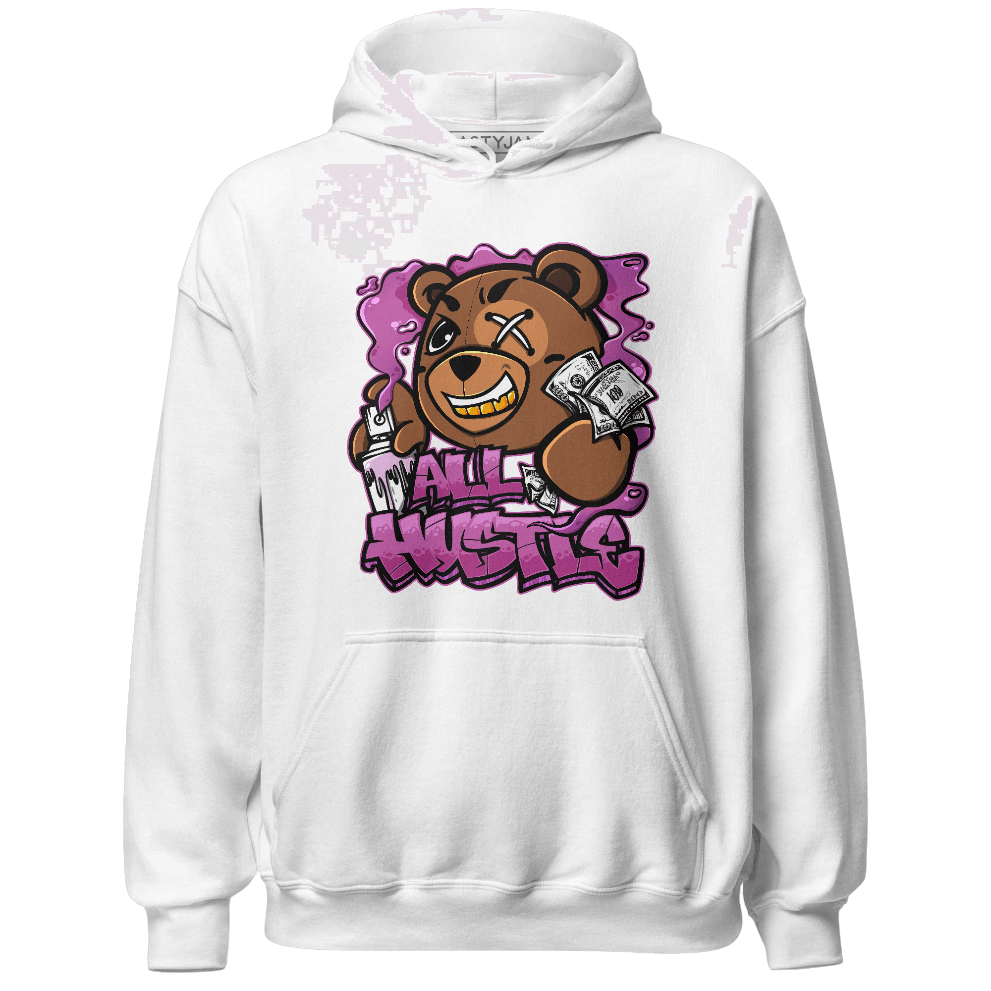 GS Hyper Violet 4s Hoodie Match BER Hustle All Day - NastyJamz