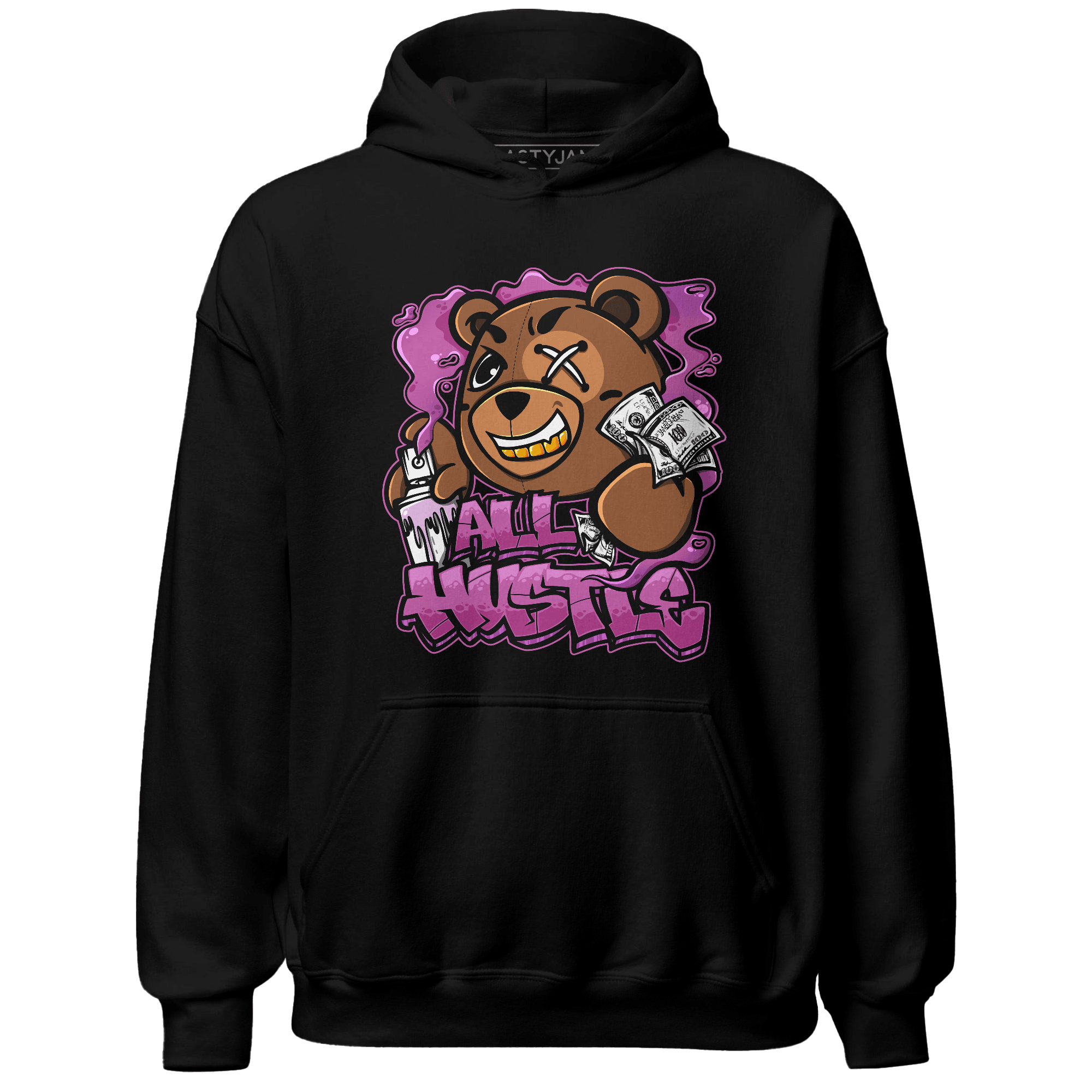 GS Hyper Violet 4s Hoodie Match BER Hustle All Day - NastyJamz