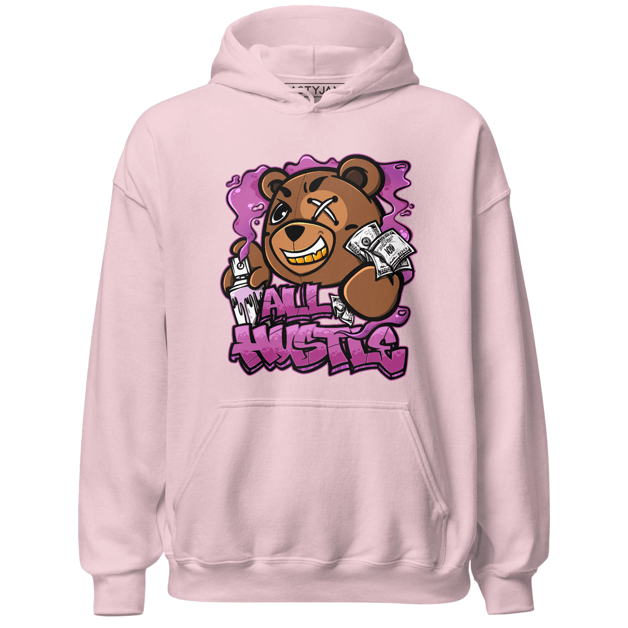 GS Hyper Violet 4s Hoodie Match BER Hustle All Day - NastyJamz