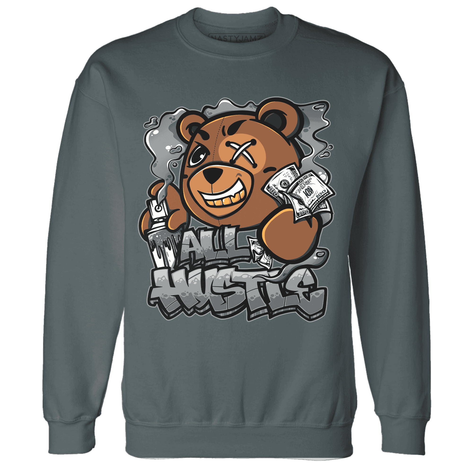 Paris Olympicsss 4s Sweatshirt Match BER Hustle All Day - NastyJamz