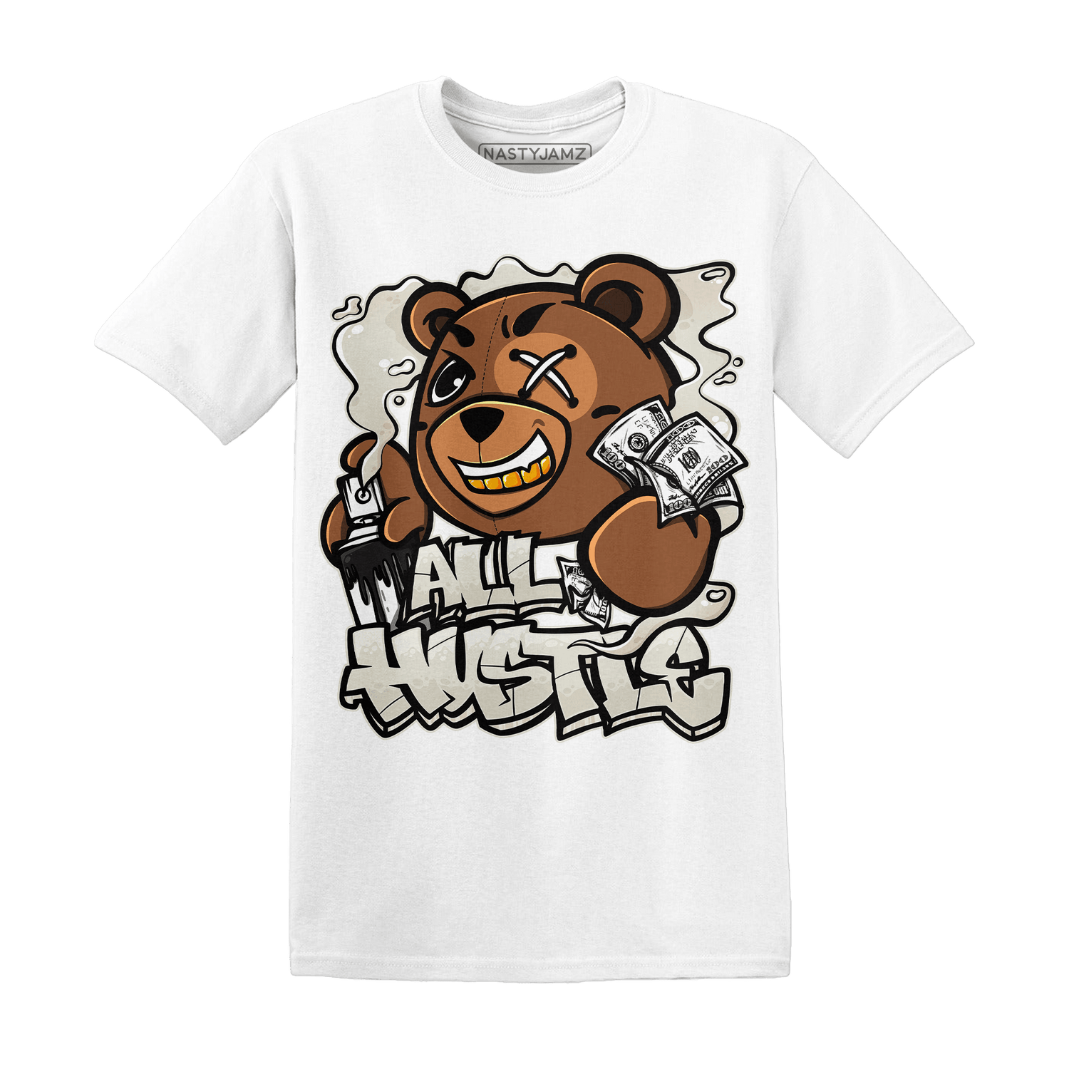 SE Sail 5s T Shirt Match BER Hustle All Day - NastyJamz