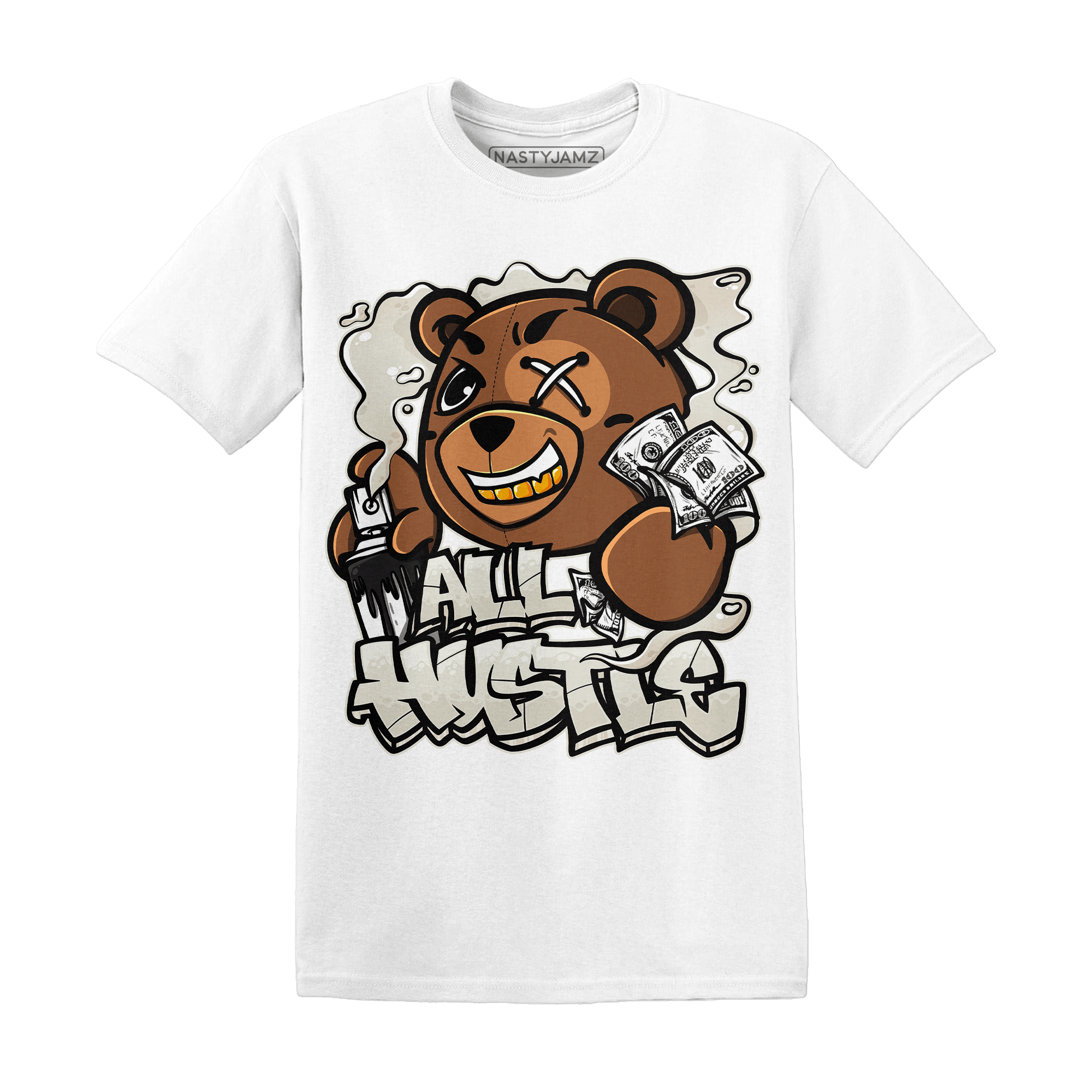 SE Sail 5s T Shirt Match BER Hustle All Day - NastyJamz