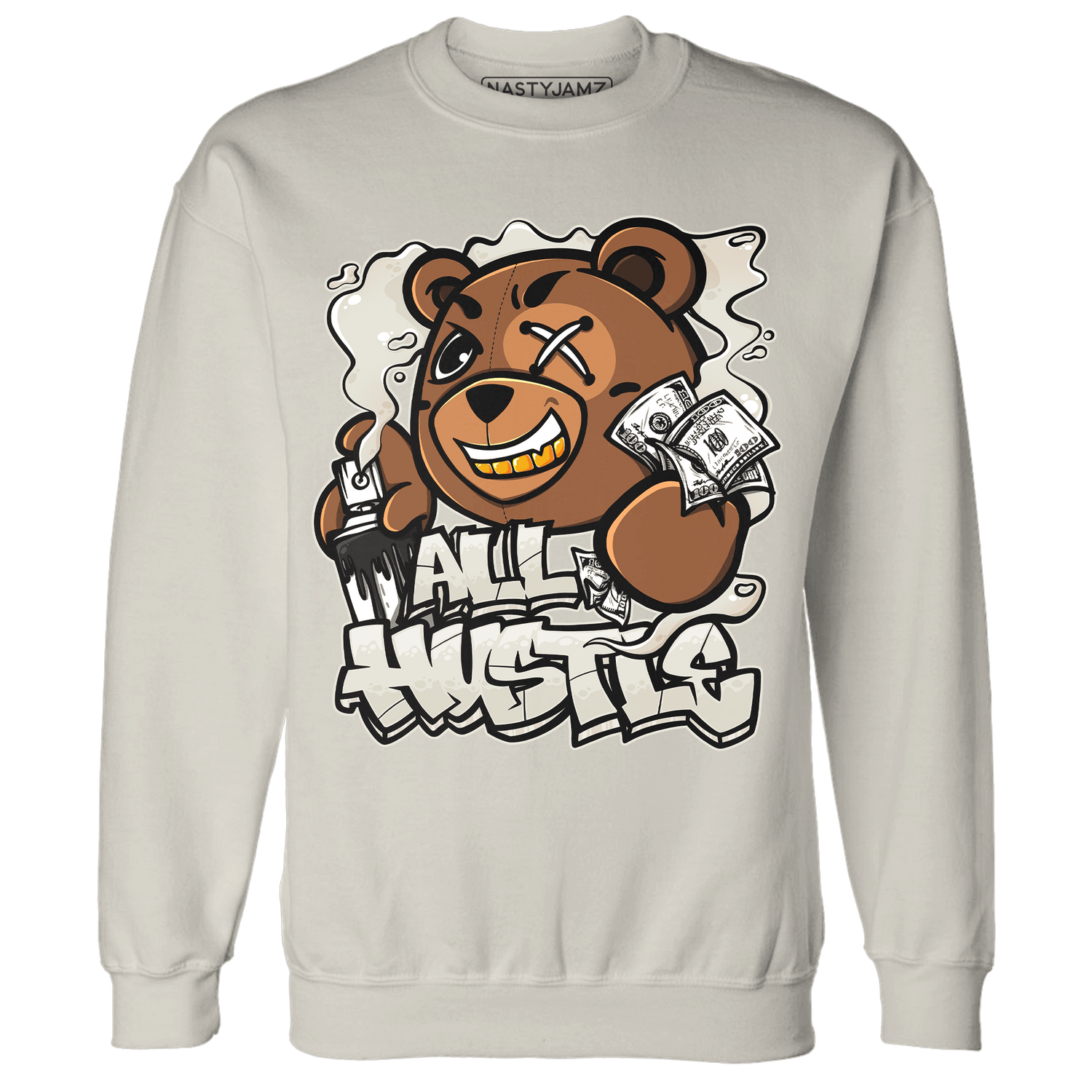 SE Sail 5s Sweatshirt Match BER Hustle All Day - NastyJamz