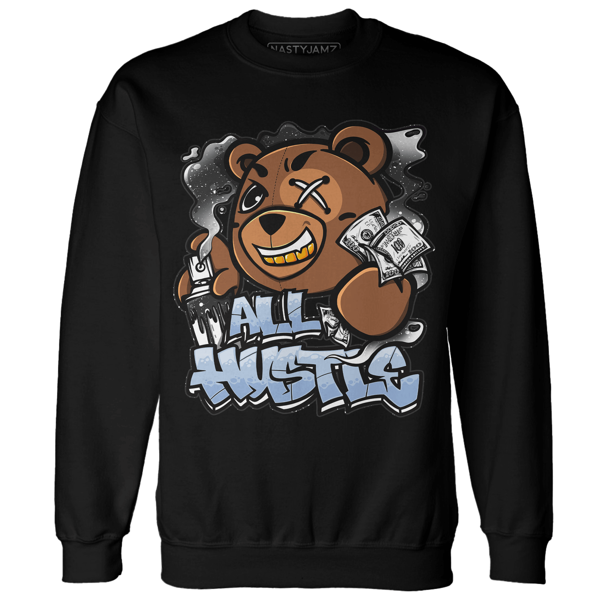 Reverse Oreo 6s Sweatshirt Match BER Hustle All Day - NastyJamz