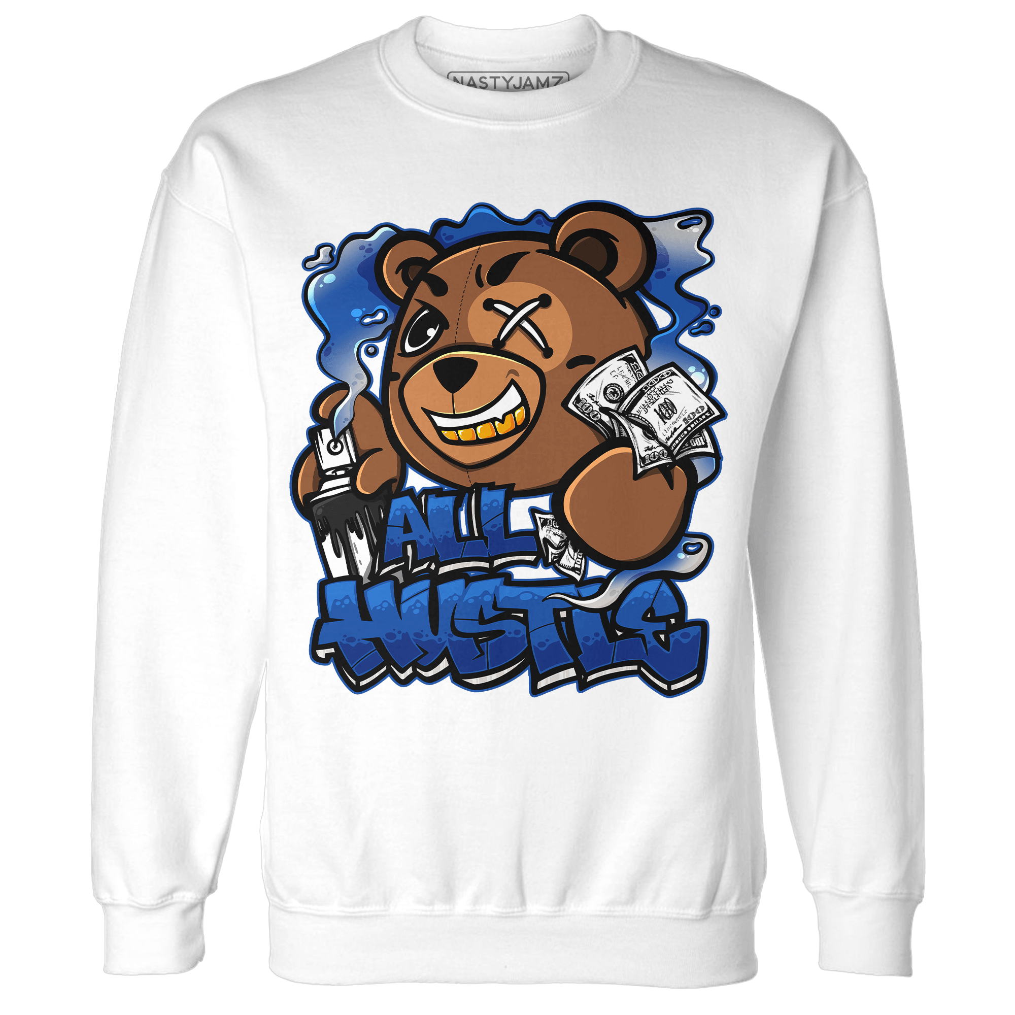 Air Max 1 86 Royal Sweatshirt Match BER Hustle All Day - NastyJamz