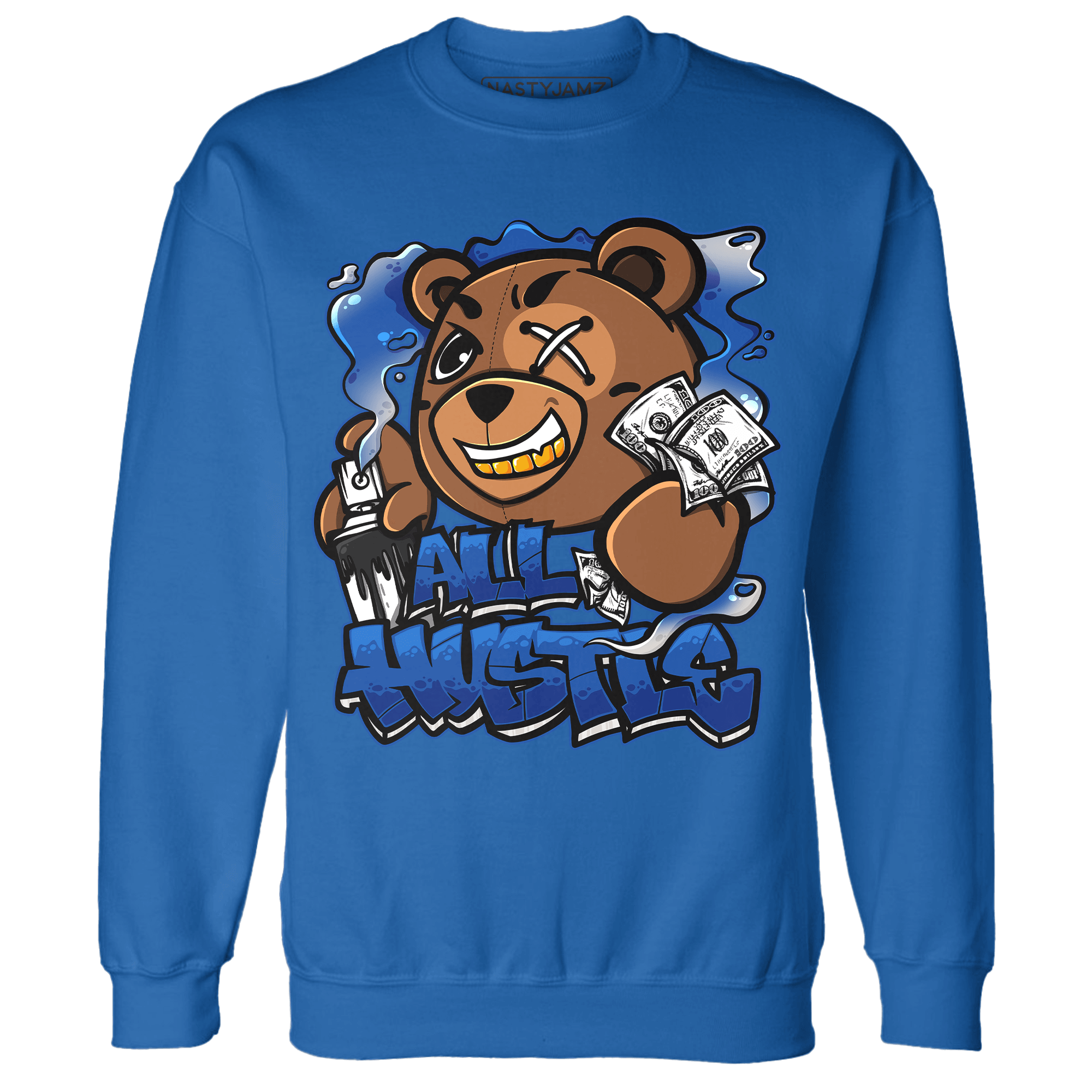 Air Max 1 86 Royal Sweatshirt Match BER Hustle All Day - NastyJamz
