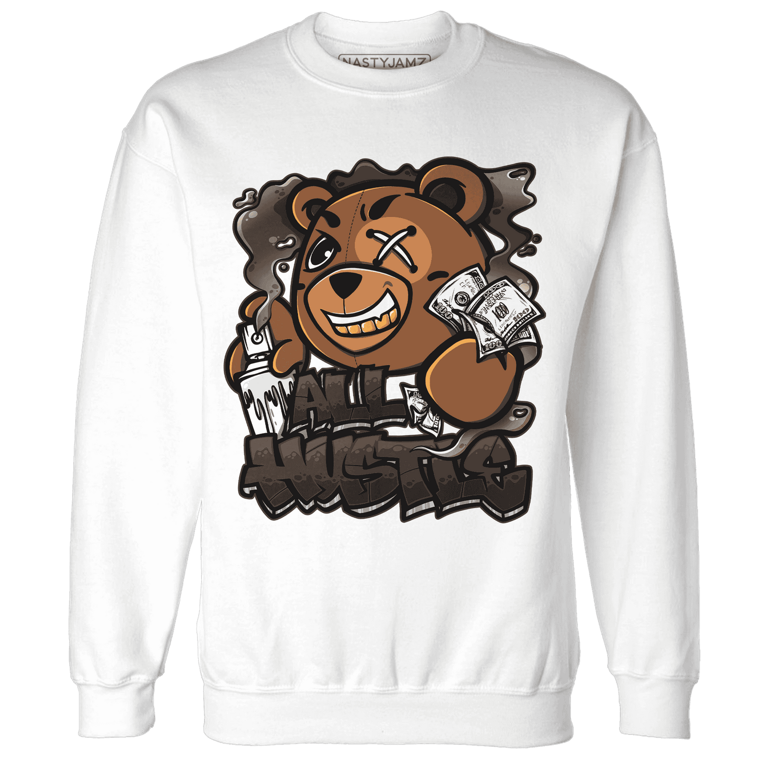 Dunk Low Baroque Brown Sweatshirt Match BER Hustle All Day - NastyJamz