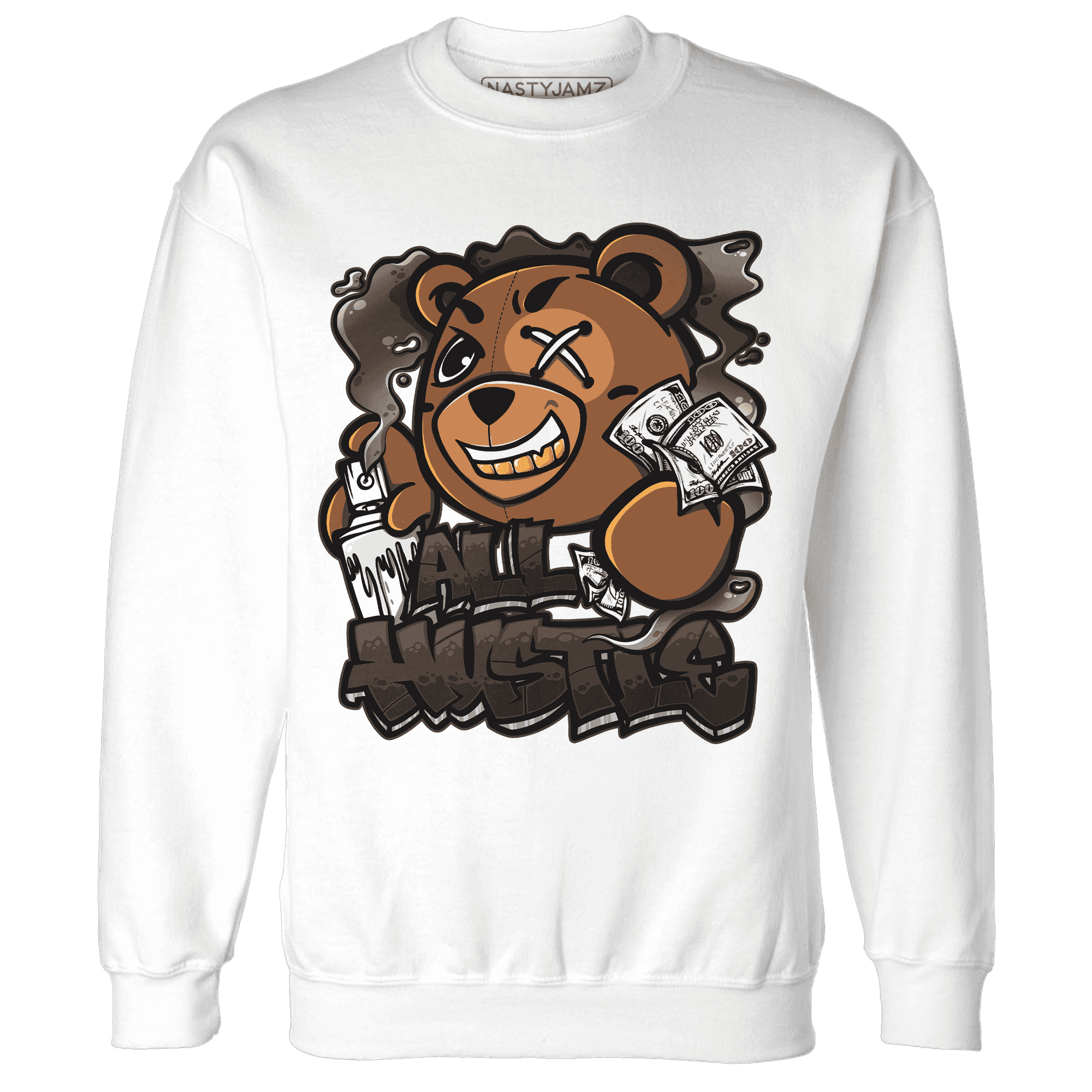 Dunk Low Baroque Brown Sweatshirt Match BER Hustle All Day - NastyJamz