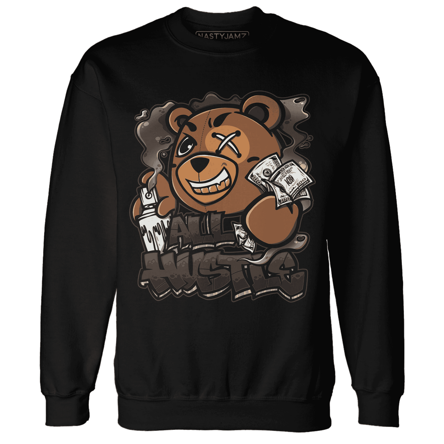 Dunk Low Baroque Brown Sweatshirt Match BER Hustle All Day - NastyJamz