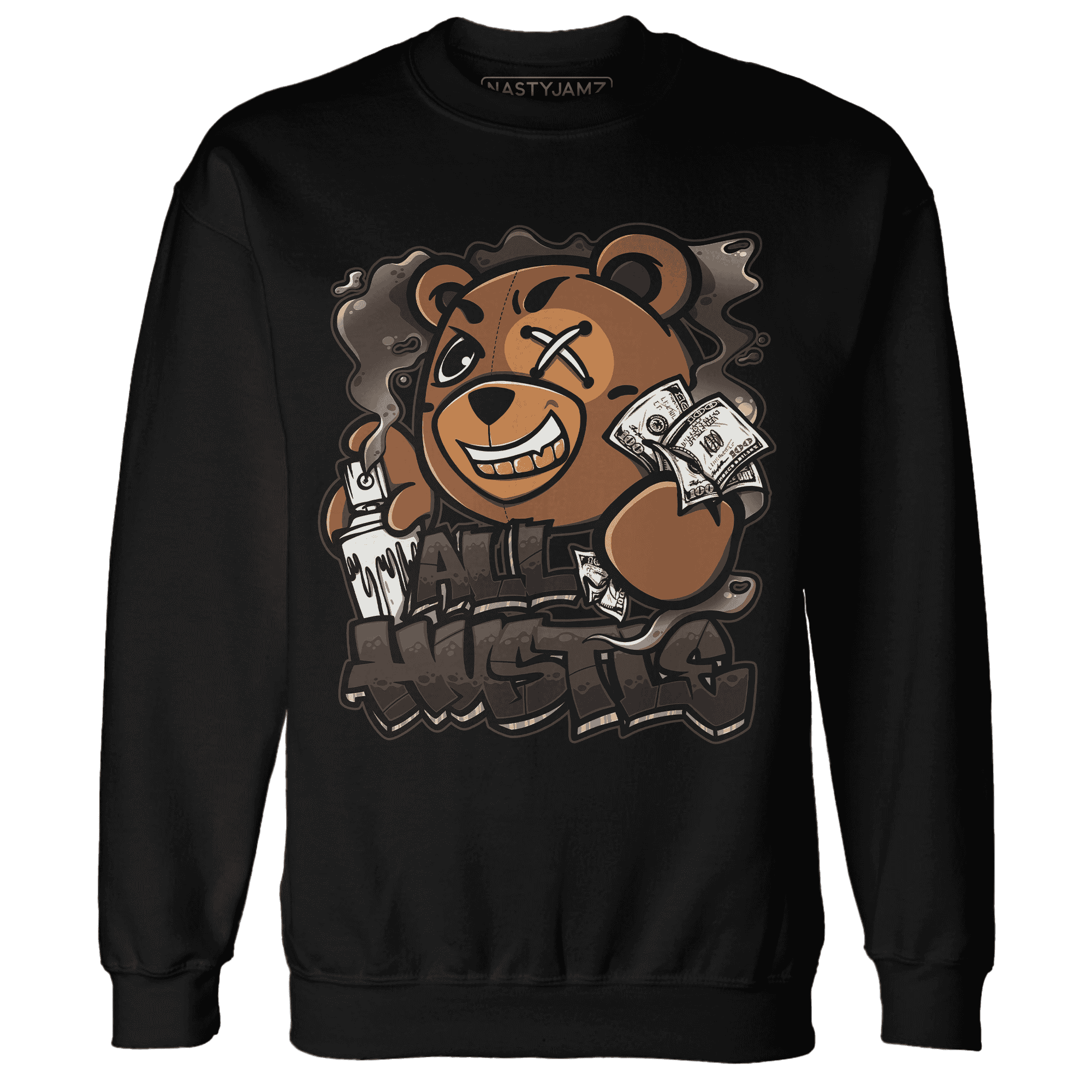 Dunk Low Baroque Brown Sweatshirt Match BER Hustle All Day - NastyJamz
