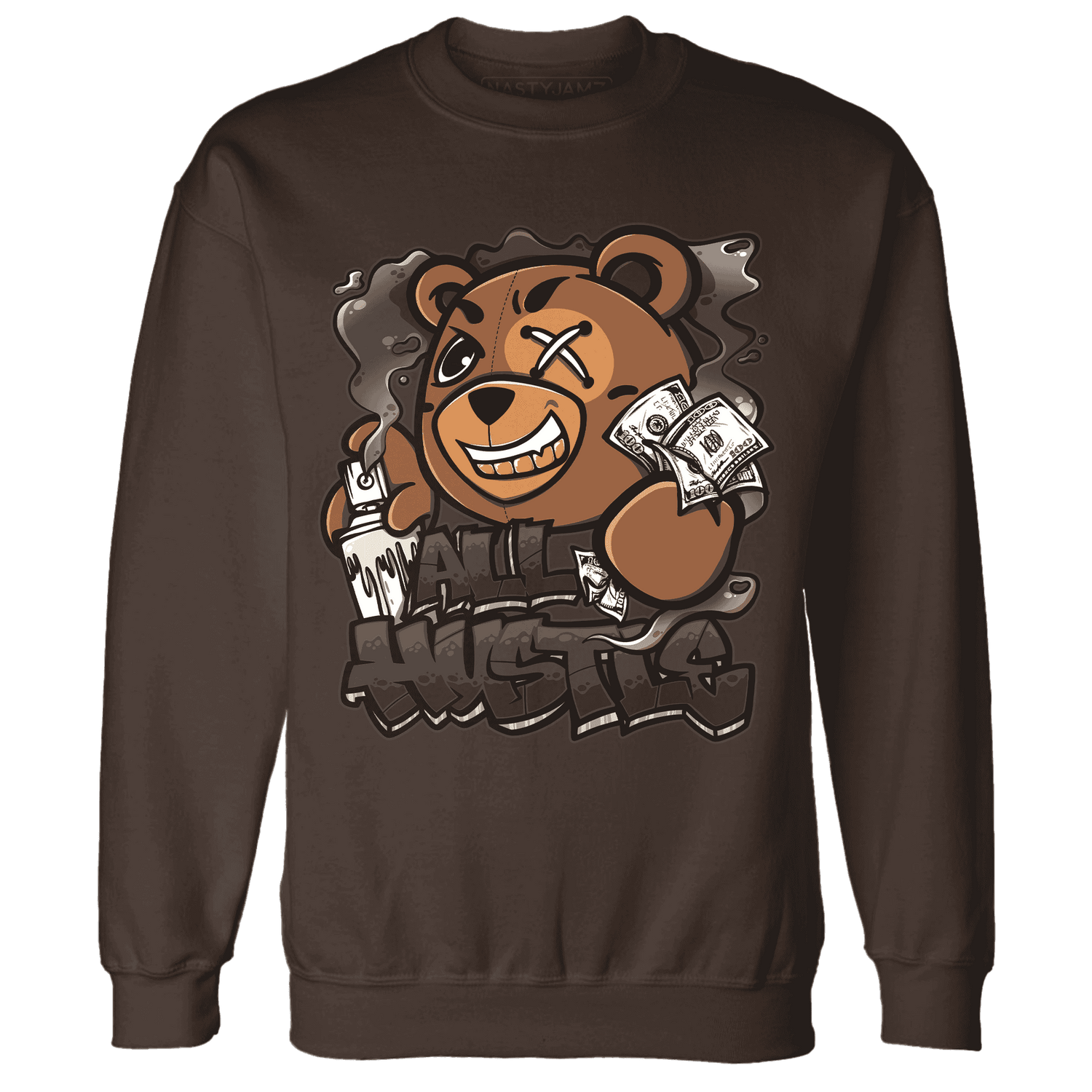Dunk Low Baroque Brown Sweatshirt Match BER Hustle All Day - NastyJamz