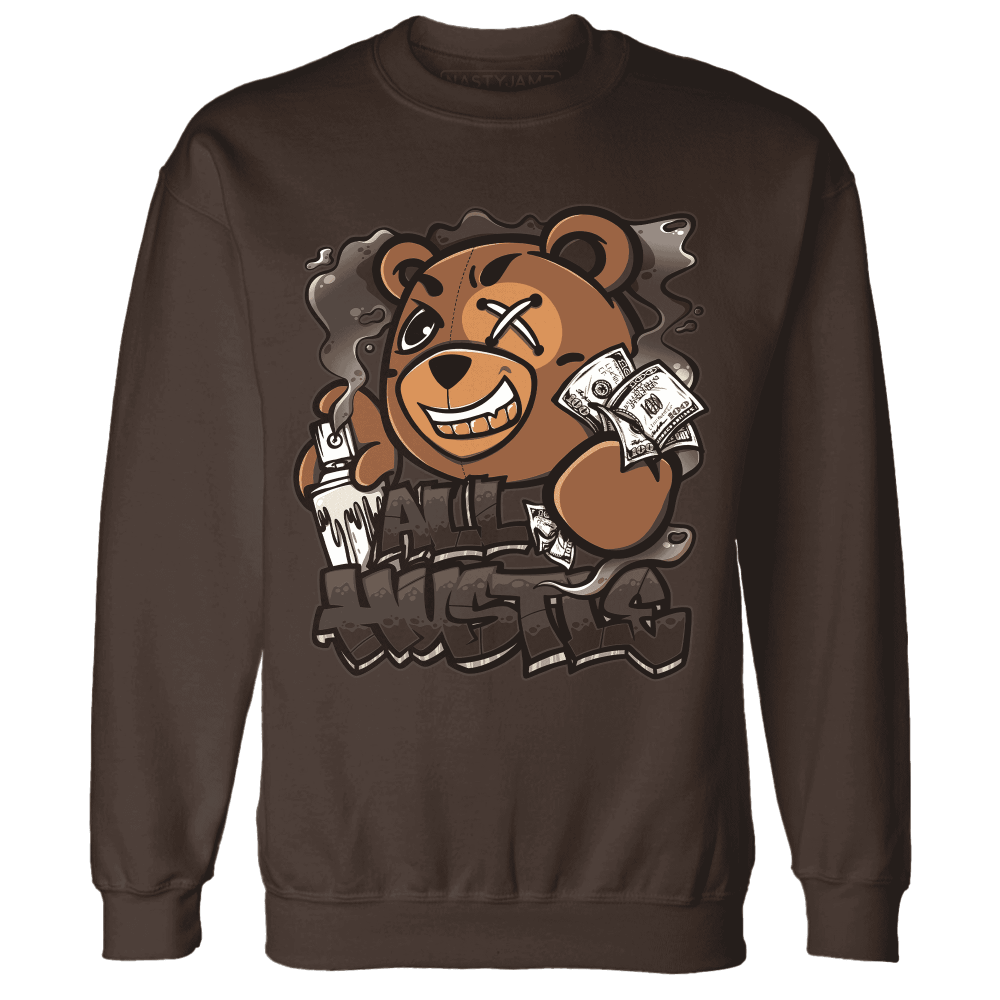 Dunk Low Baroque Brown Sweatshirt Match BER Hustle All Day - NastyJamz