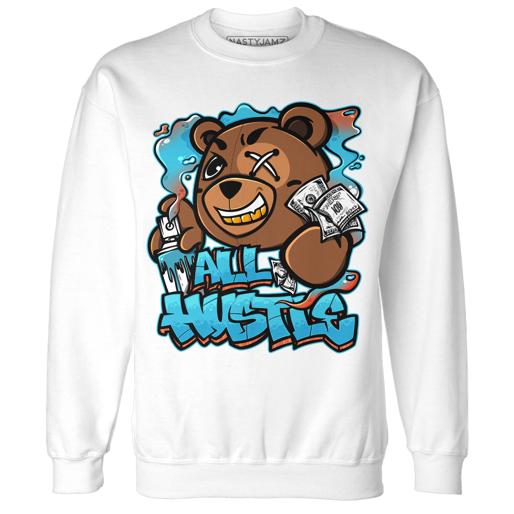 Dunk Low Dolphins Sweatshirt Match BER Hustle All Day - NastyJamz