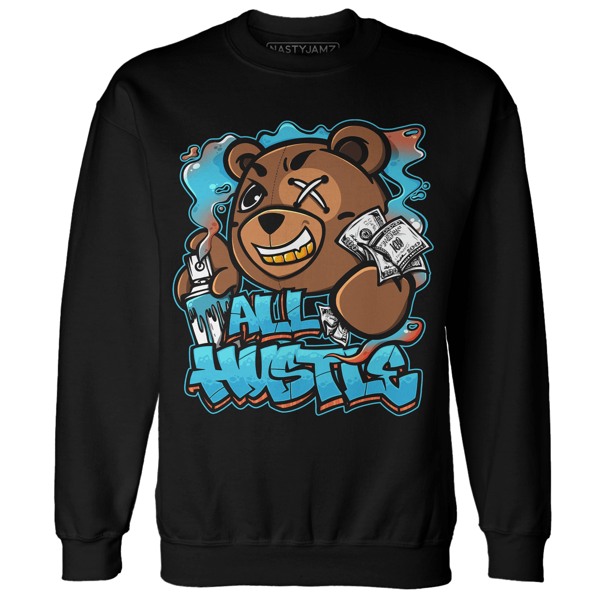 Dunk Low Dolphins Sweatshirt Match BER Hustle All Day - NastyJamz