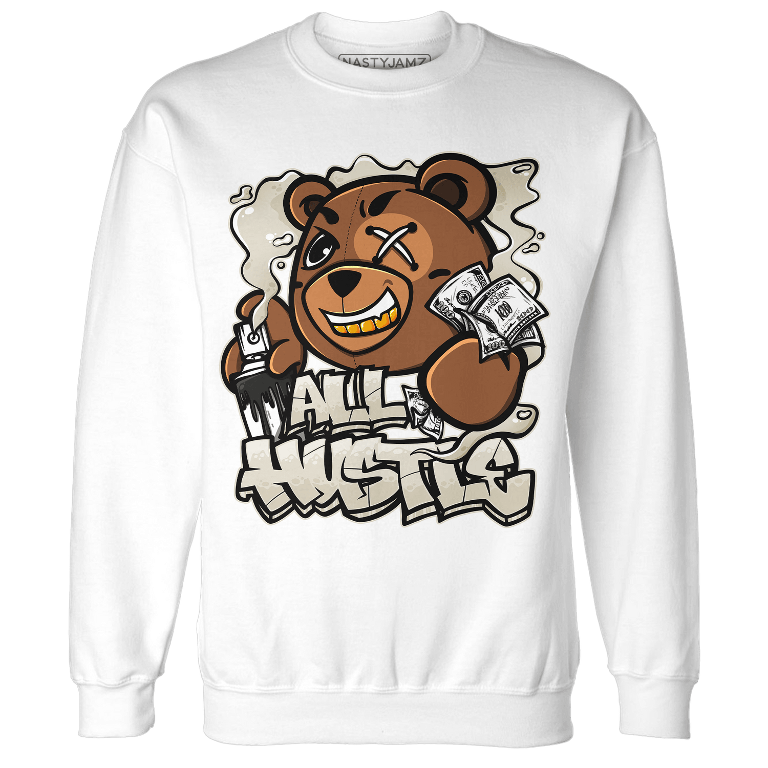 Gratitude 11s Sweatshirt Match BER Hustle All Day - NastyJamz