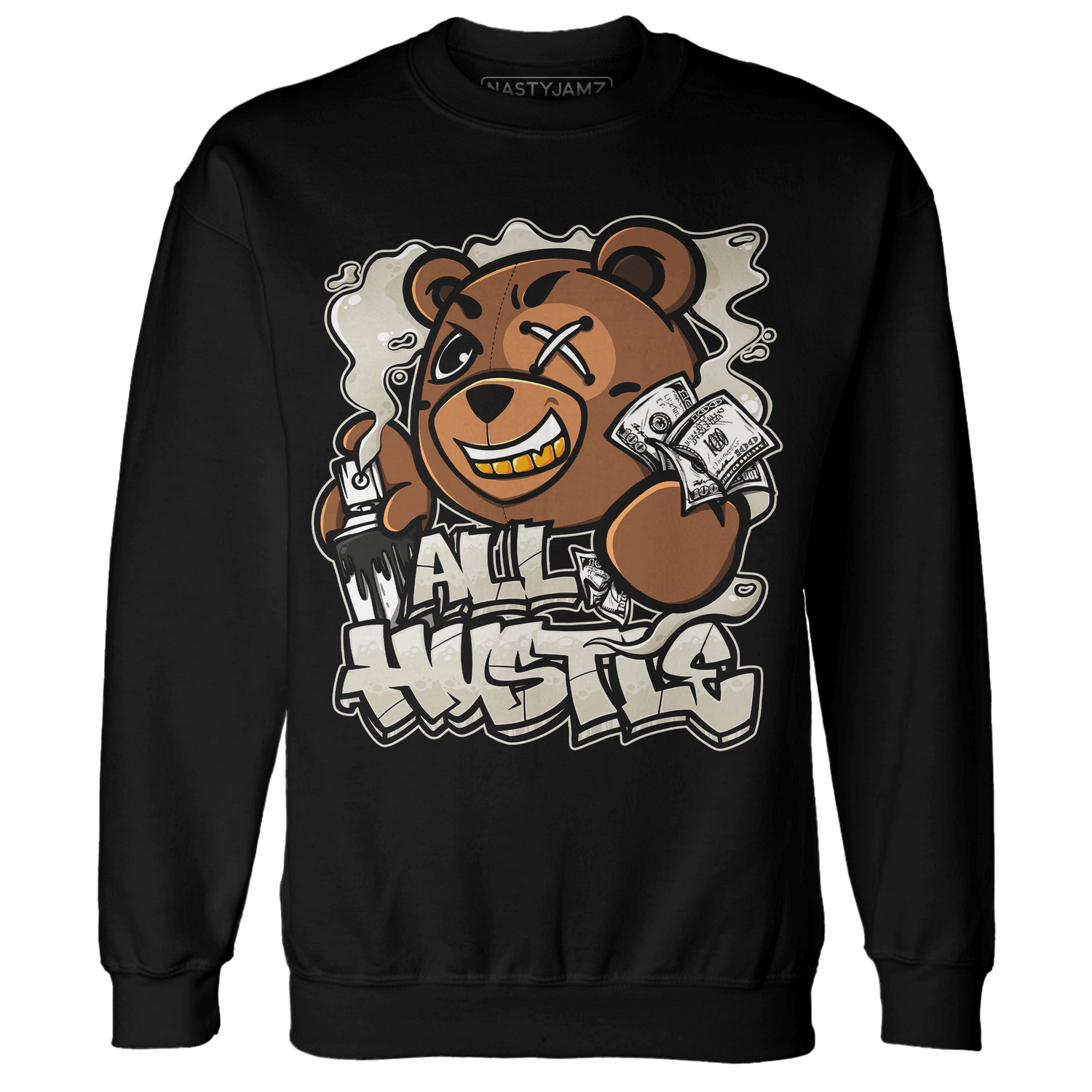 Gratitude 11s Sweatshirt Match BER Hustle All Day - NastyJamz