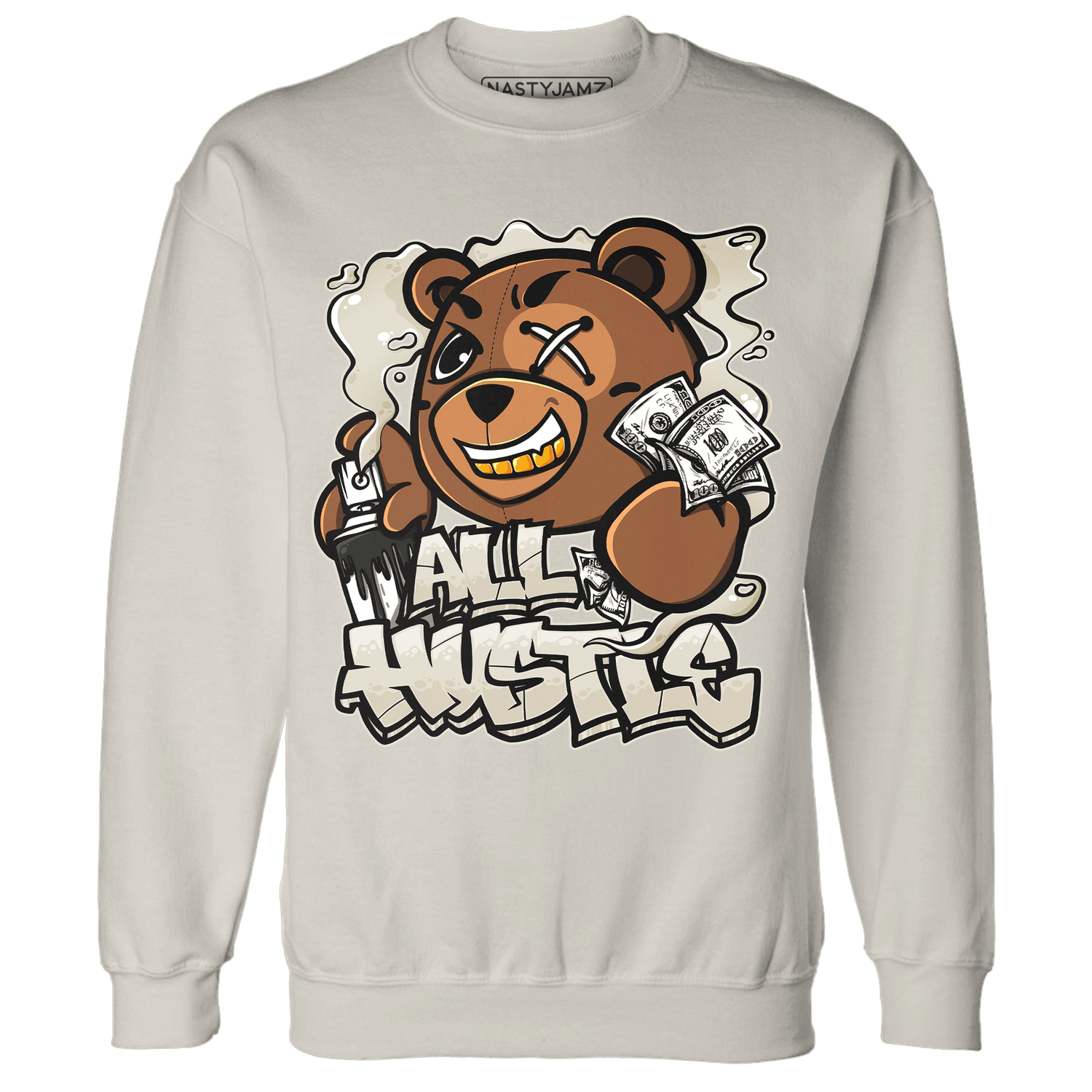 Gratitude 11s Sweatshirt Match BER Hustle All Day - NastyJamz